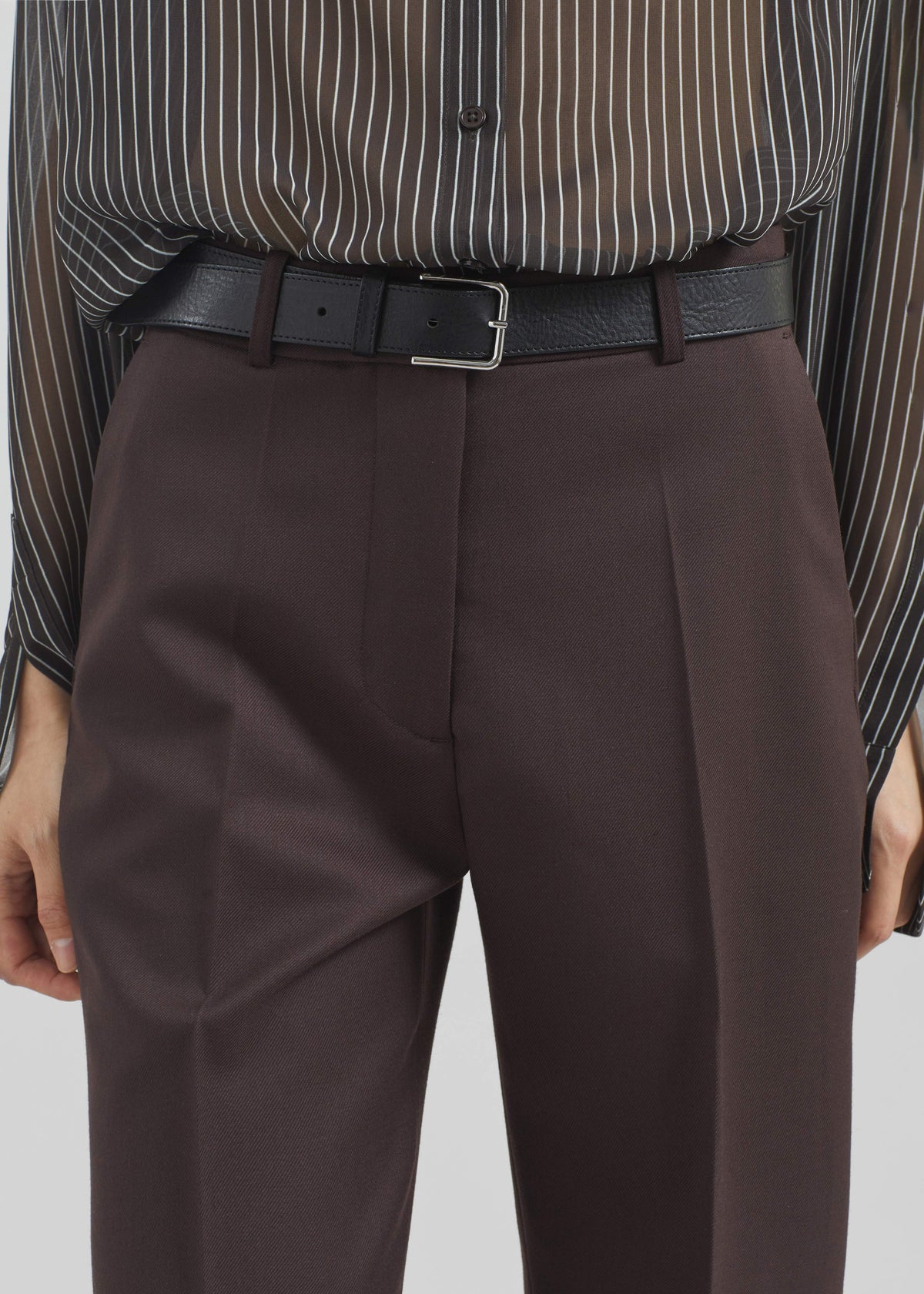 Toni Leather Belt - Black - 12