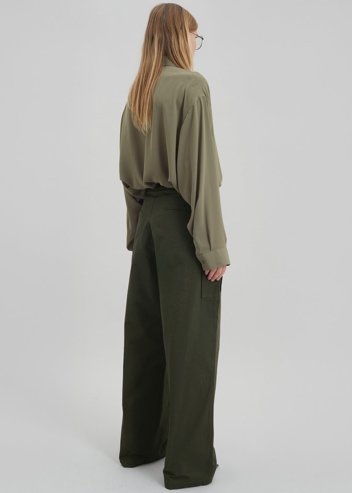 Tova Cargo Pants - Deep Green - 8
