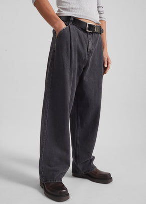 Trafal Wide Jeans - Black Wash