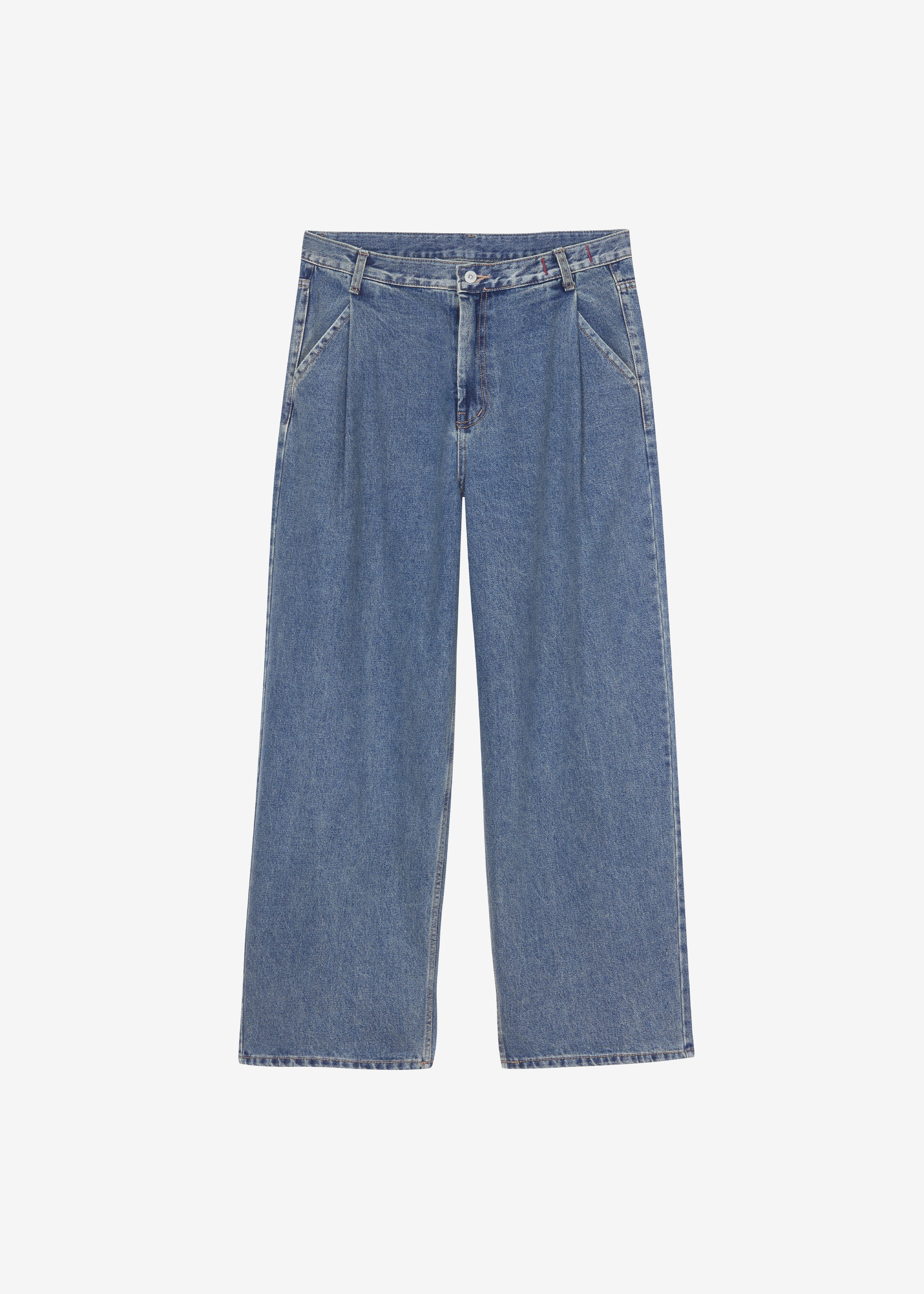 Trafal Wide Jeans - Blue Wash - 7