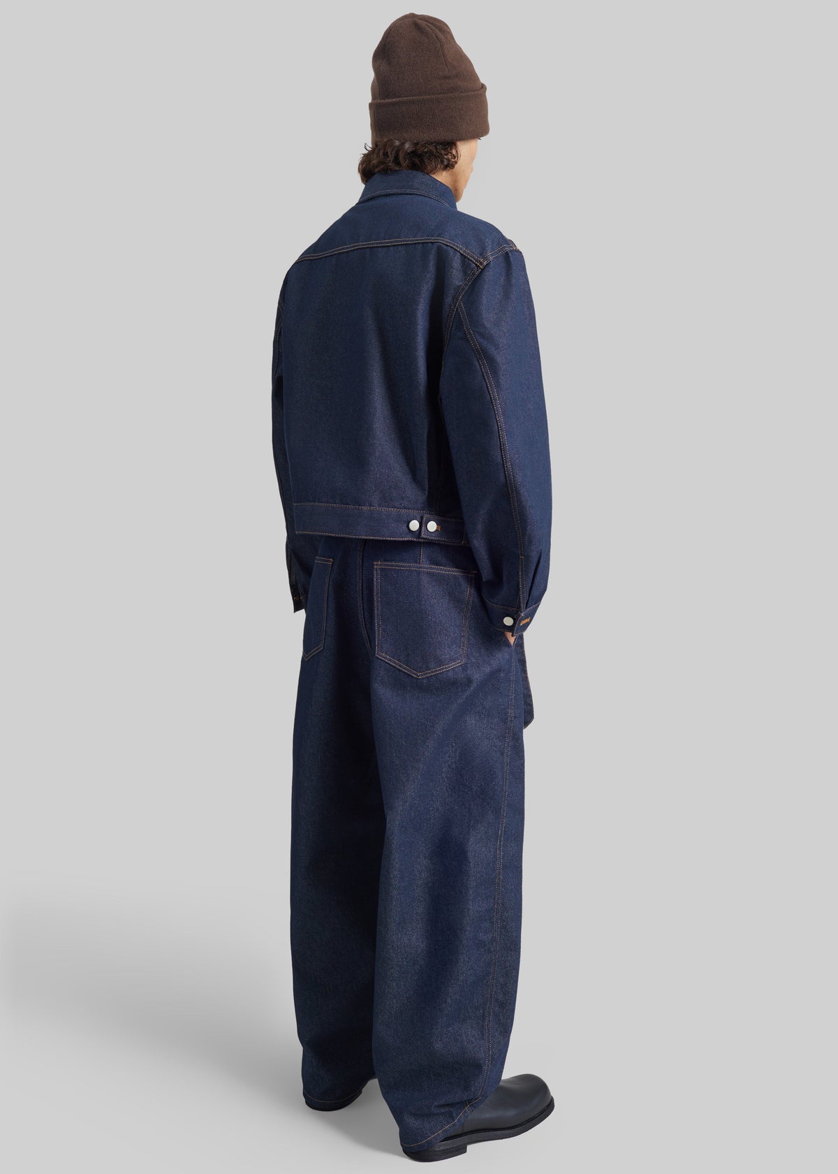 Giacca boxy Tregor in denim - Lavaggio scuro