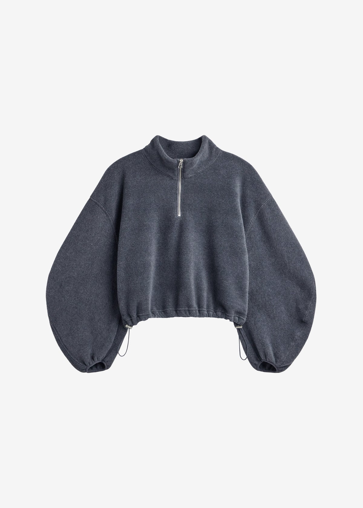 Treveray Fleece Half-Zip Sweatshirt - Dark Grey - 11