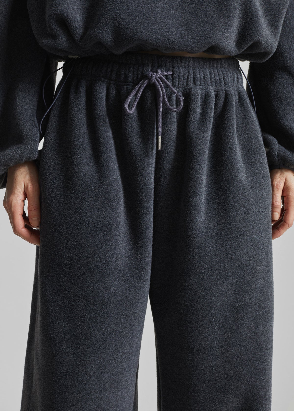 Treveray Fleece Sweatpants - Dark Grey - 4