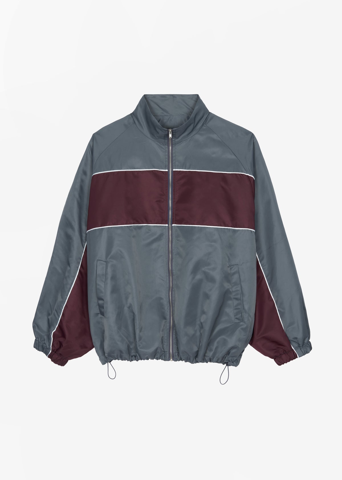 Treviso Colorblock Track Jacket - Slate Grey - 7