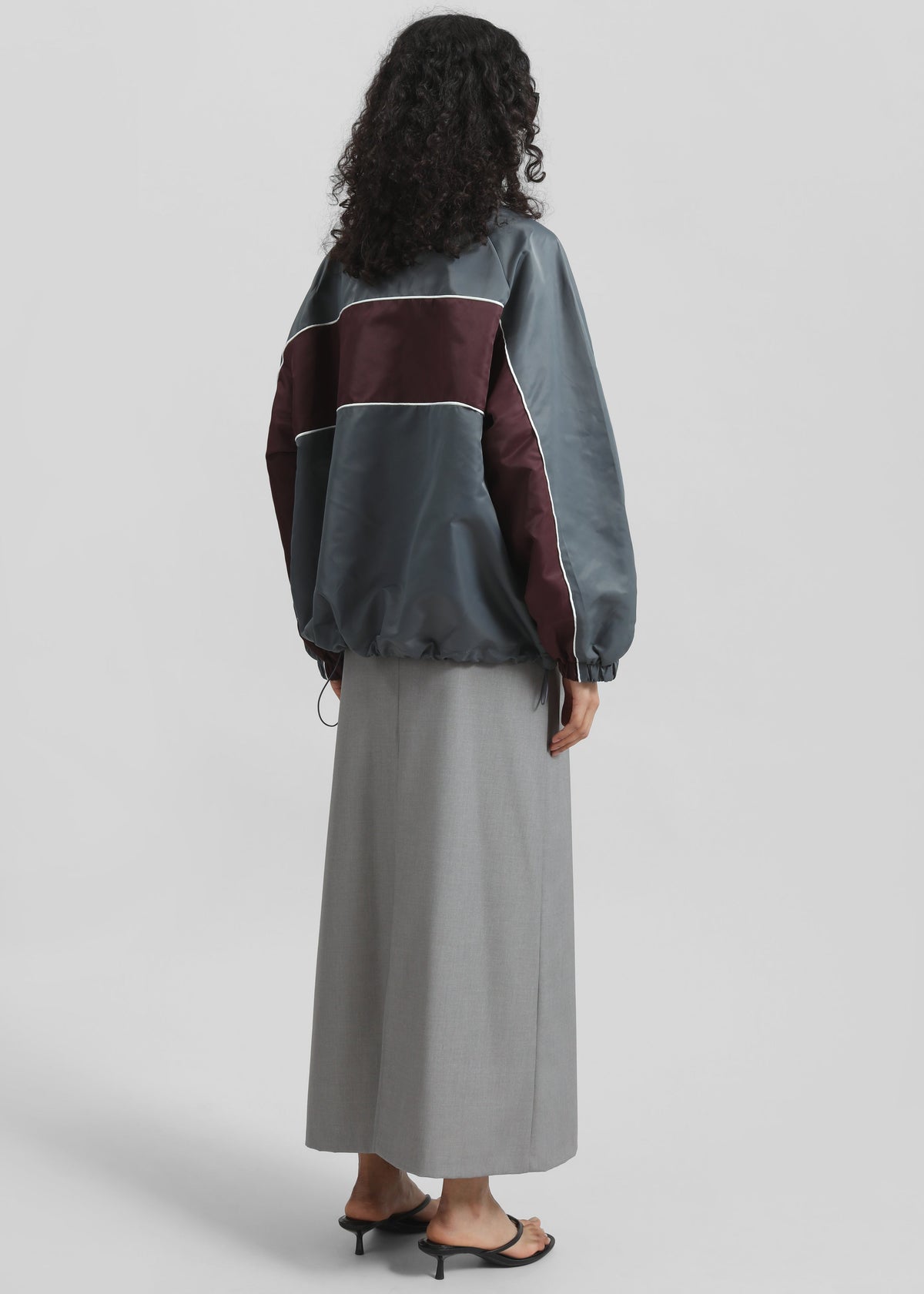 Treviso Colorblock Track Jacket - Slate Grey - 6