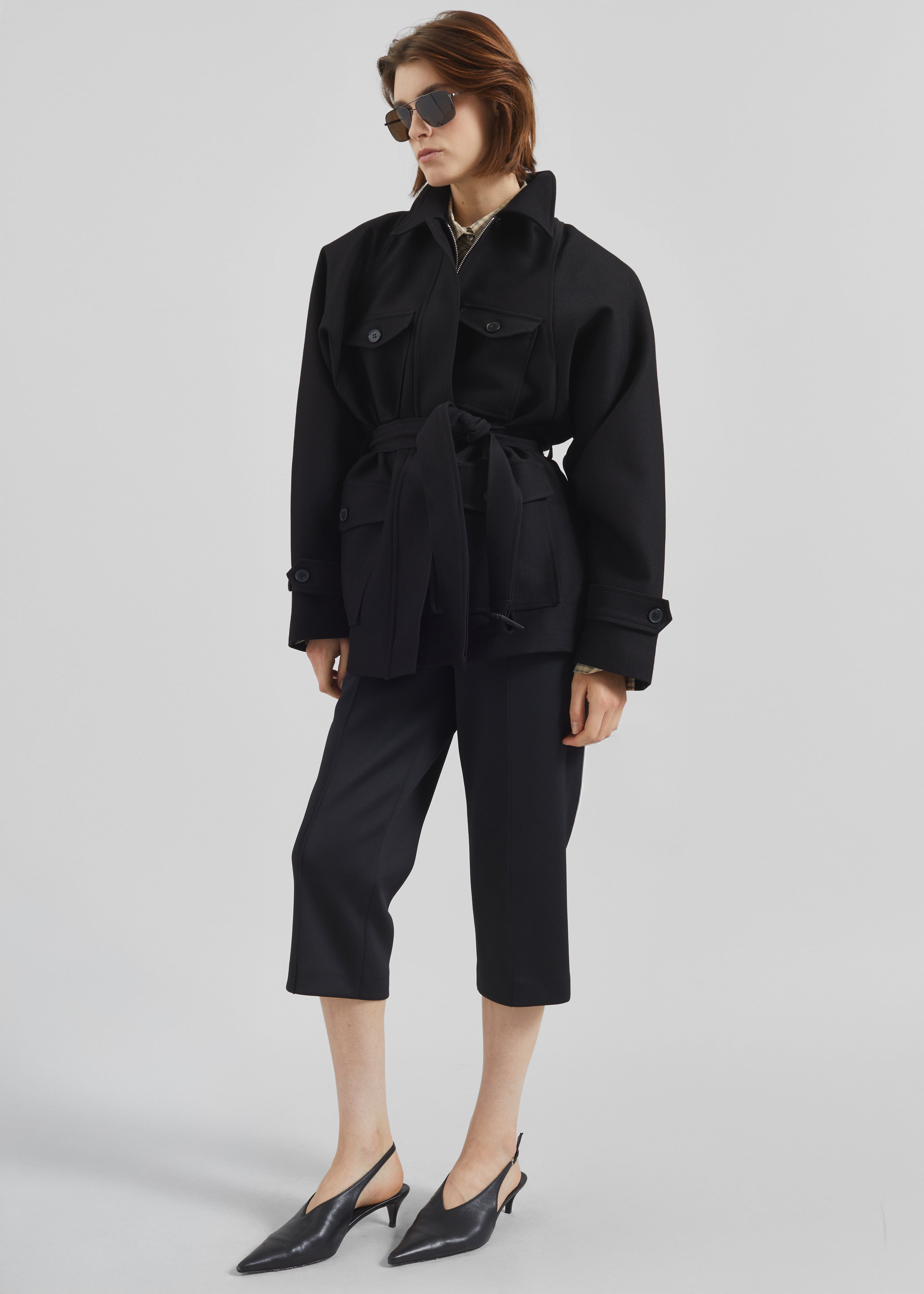 Trevose Padded Utility Jacket - Black – The Frankie Shop Europe