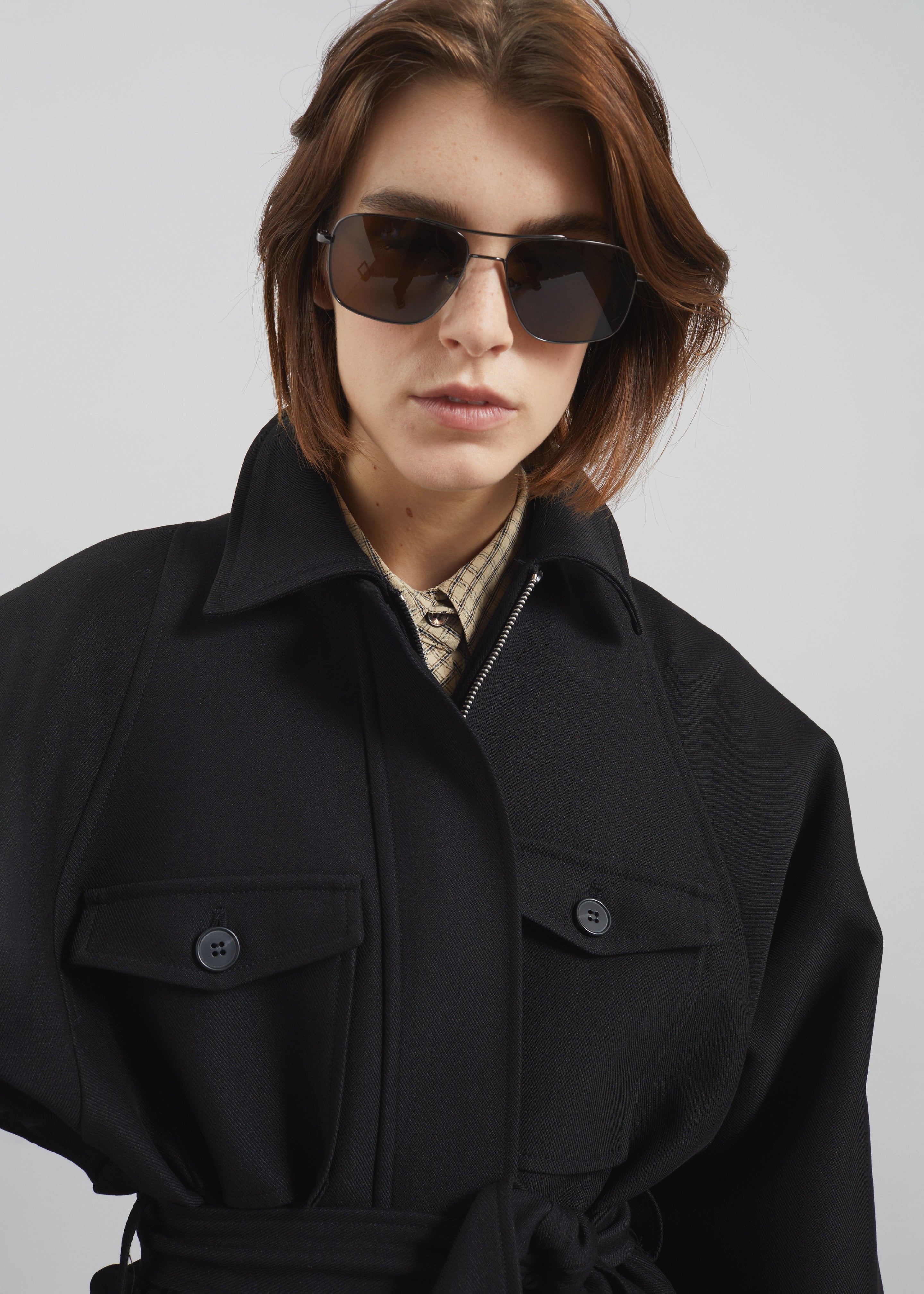 Trevose Padded Utility Jacket - Black – The Frankie Shop Europe