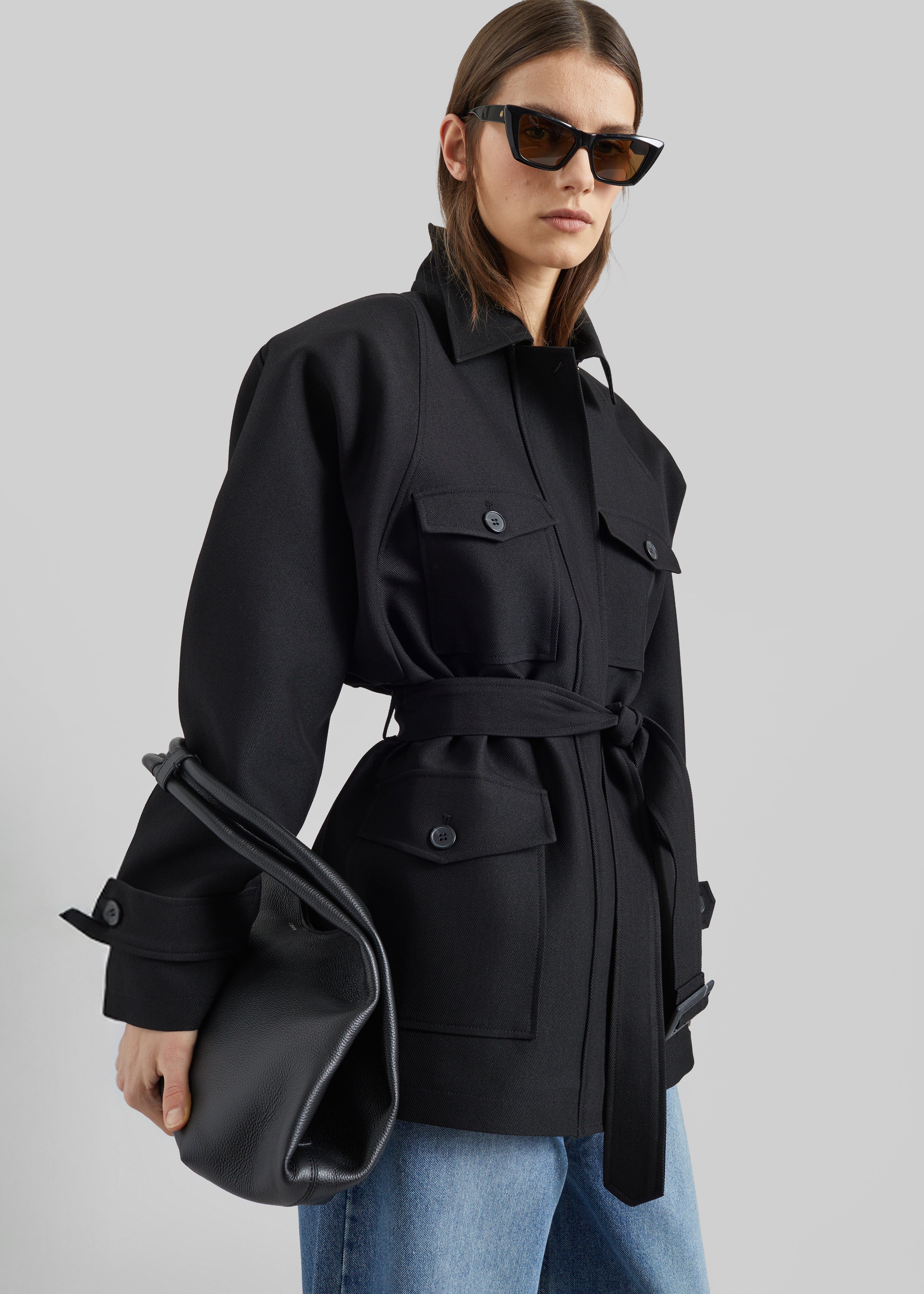 Trevose Padded Utility Jacket - Black – The Frankie Shop Europe