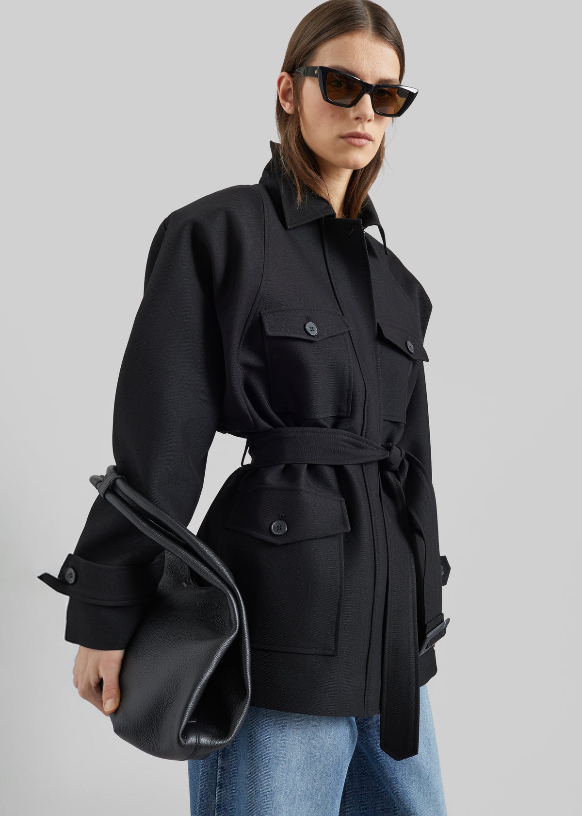 Trevose Padded Utility Jacket - Black - 3