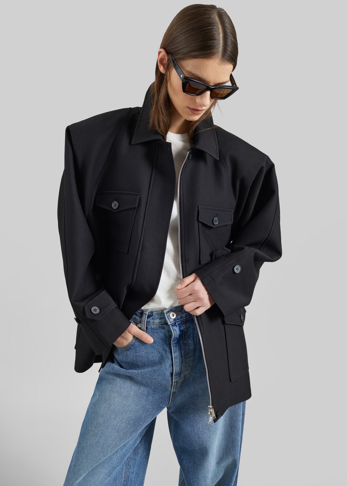 Trevose Padded Utility Jacket - Black - 9