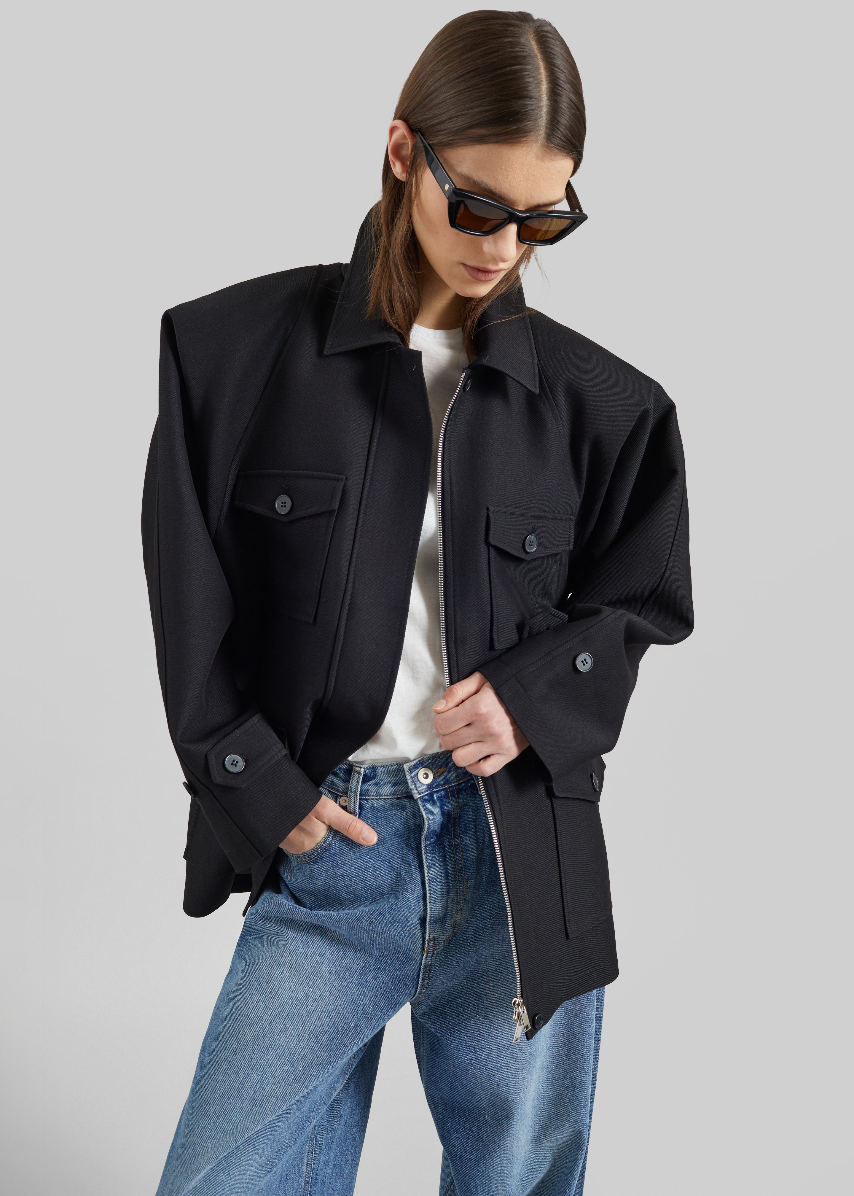 Trevose Padded Utility Jacket - Black - 9