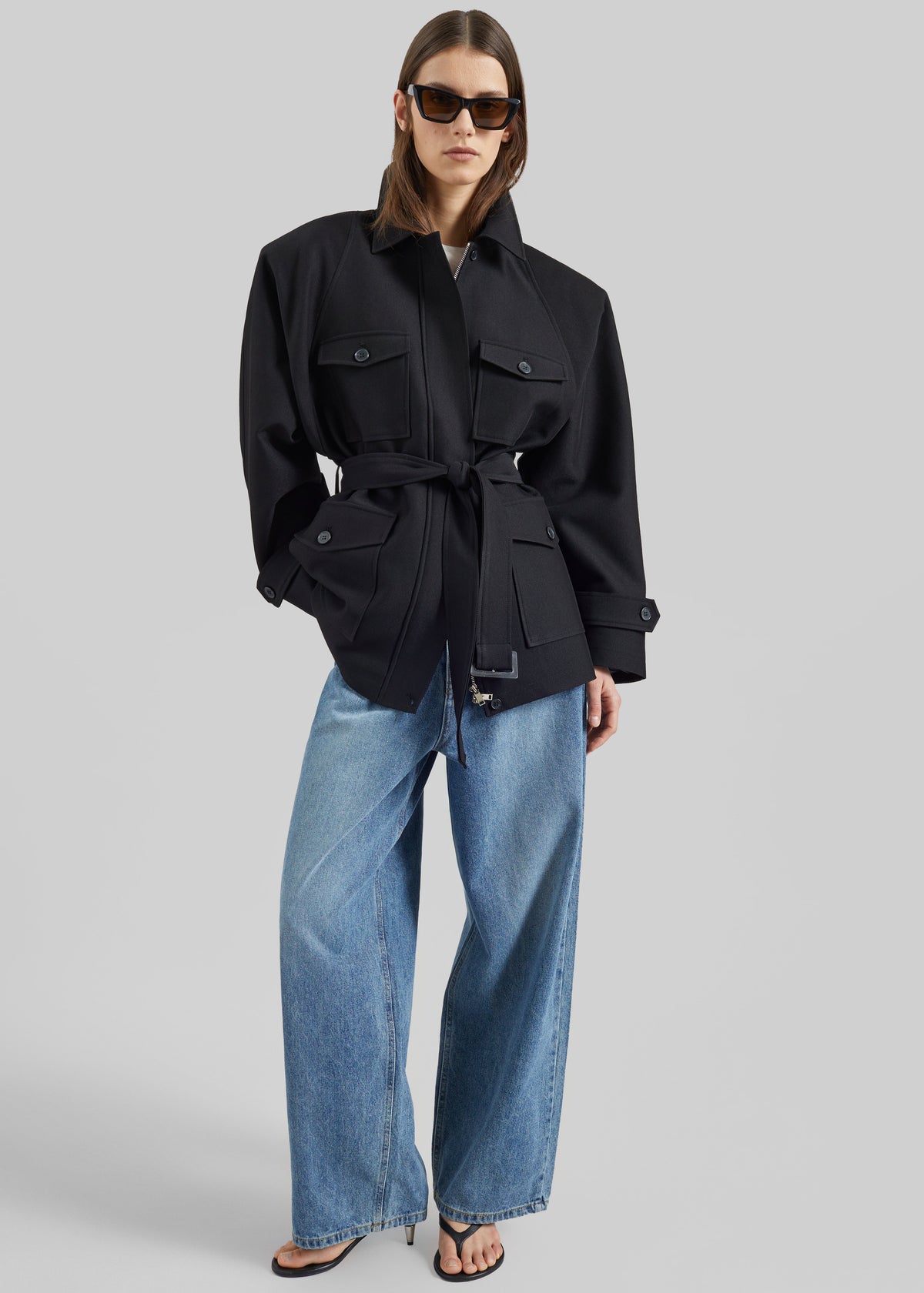 Trevose Padded Utility Jacket - Black - 8
