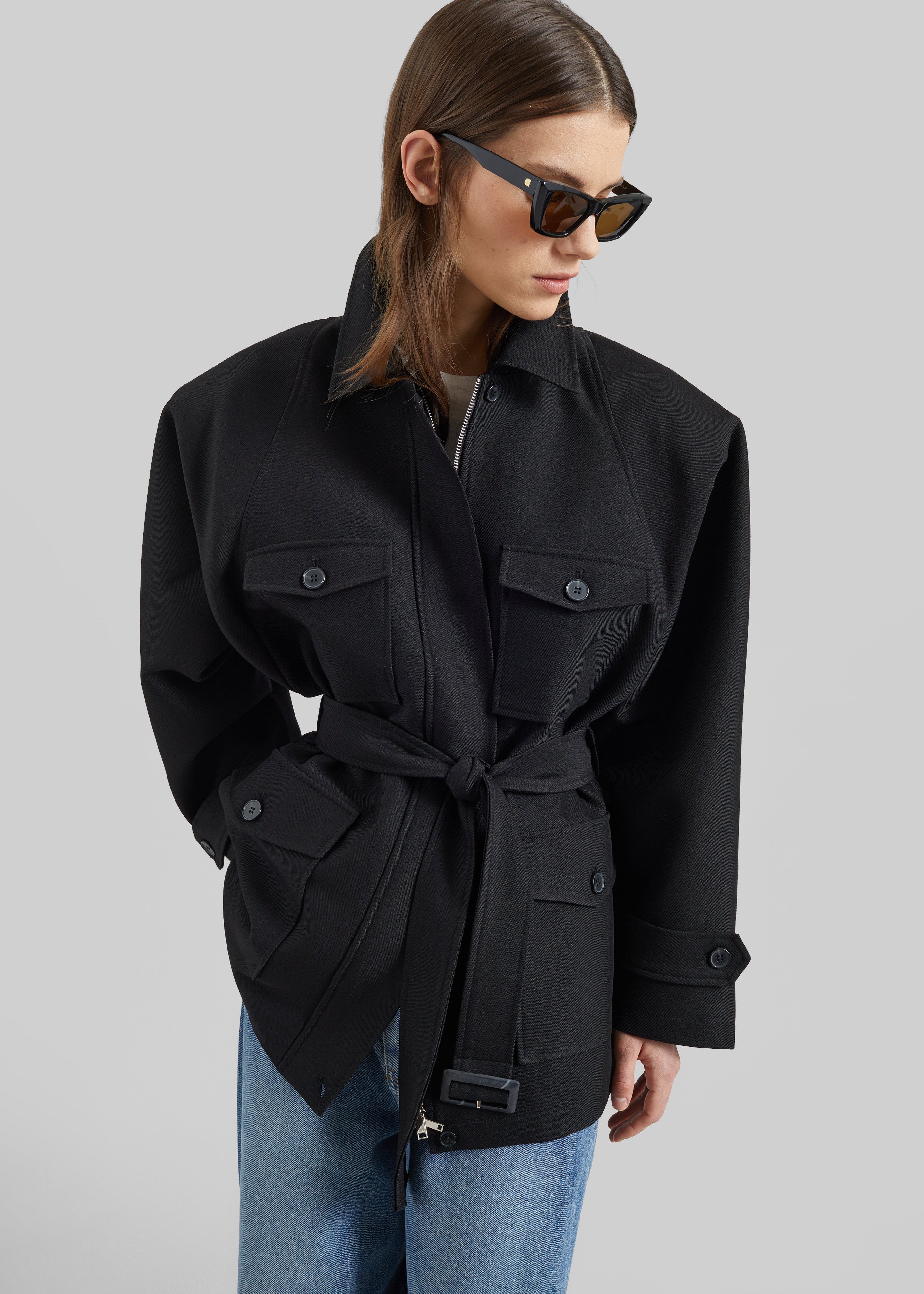 Trevose Padded Utility Jacket - Black - 7