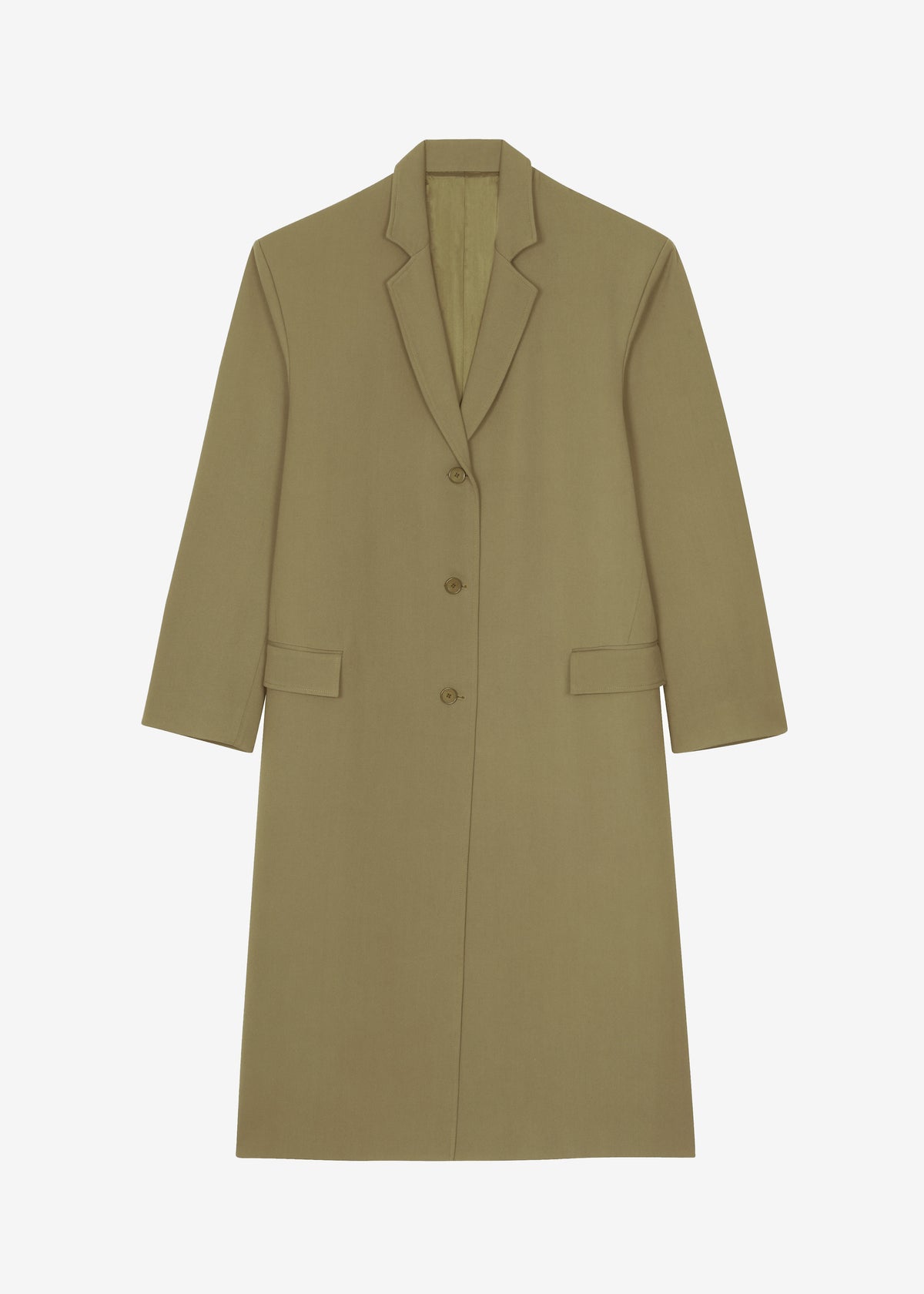 Tribeca Long Coat - Khaki - 9