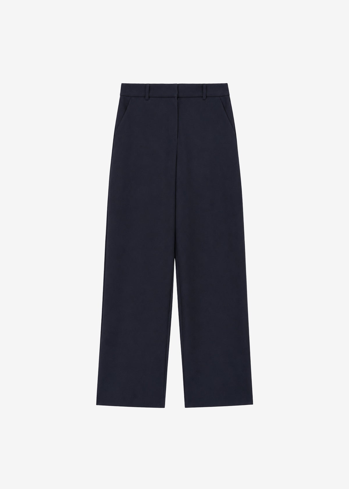 Trofa Curved Trousers - Navy - 7