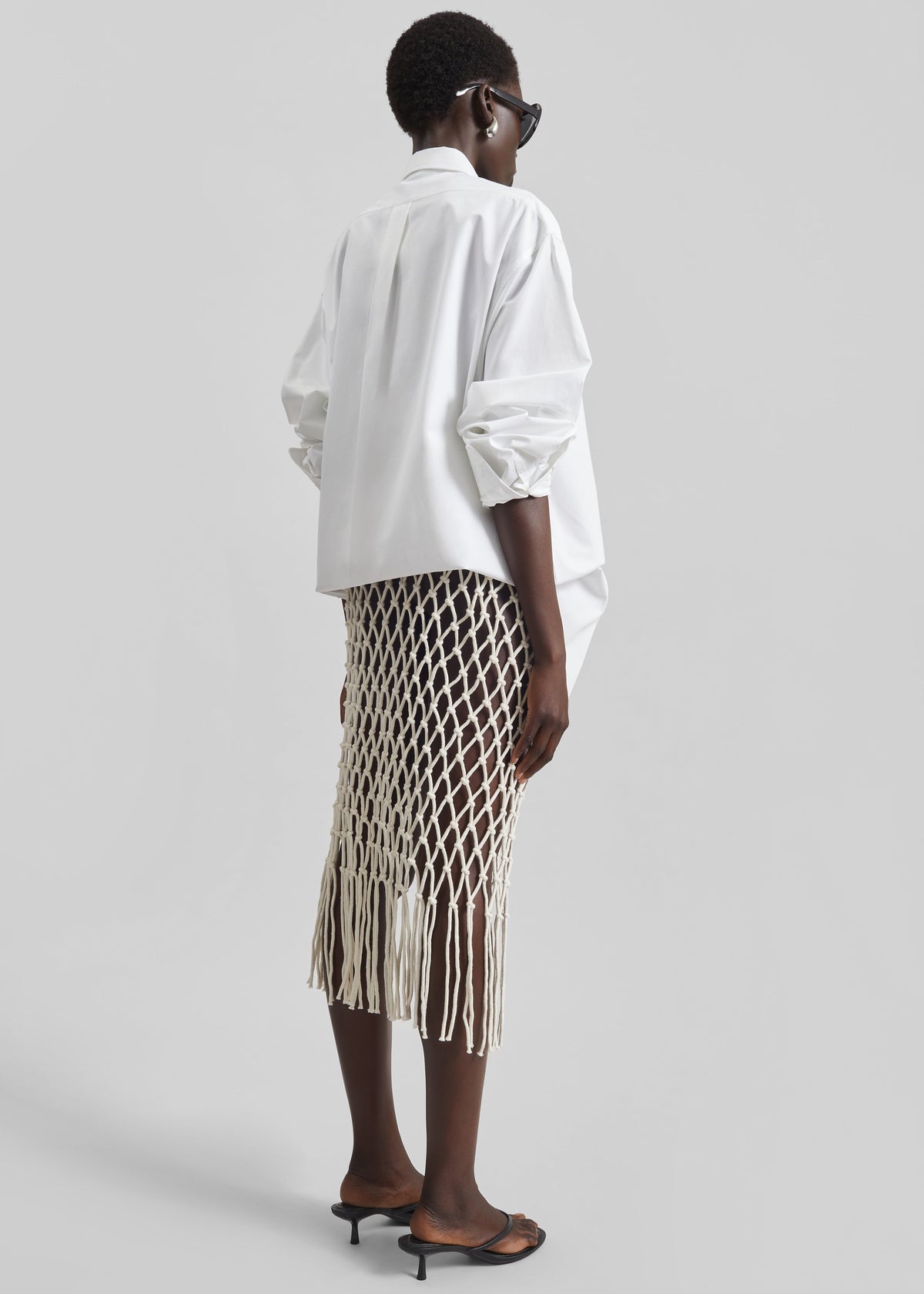 Tropea Macrame Skirt - Ecru - 7