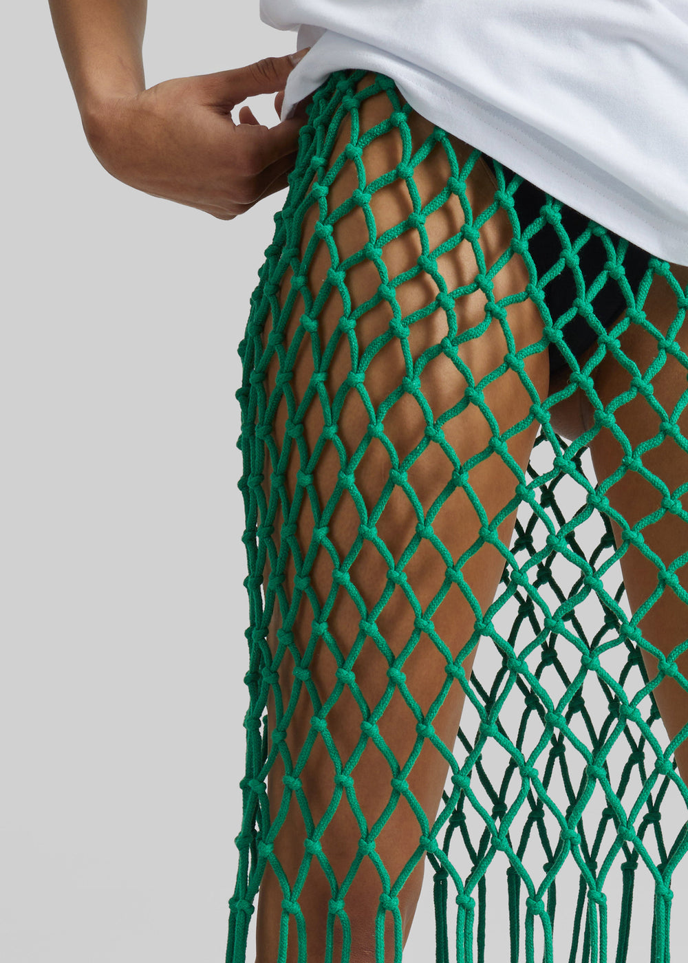 Tropea Macrame Skirt - Green - 1