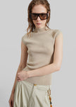 Troyes Knit Top - Beige