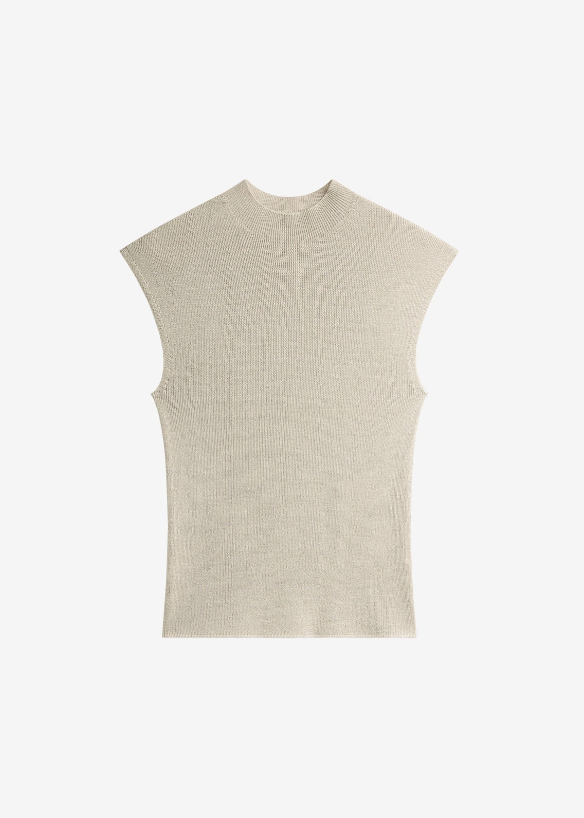 Troyes Knit Top - Beige - 7