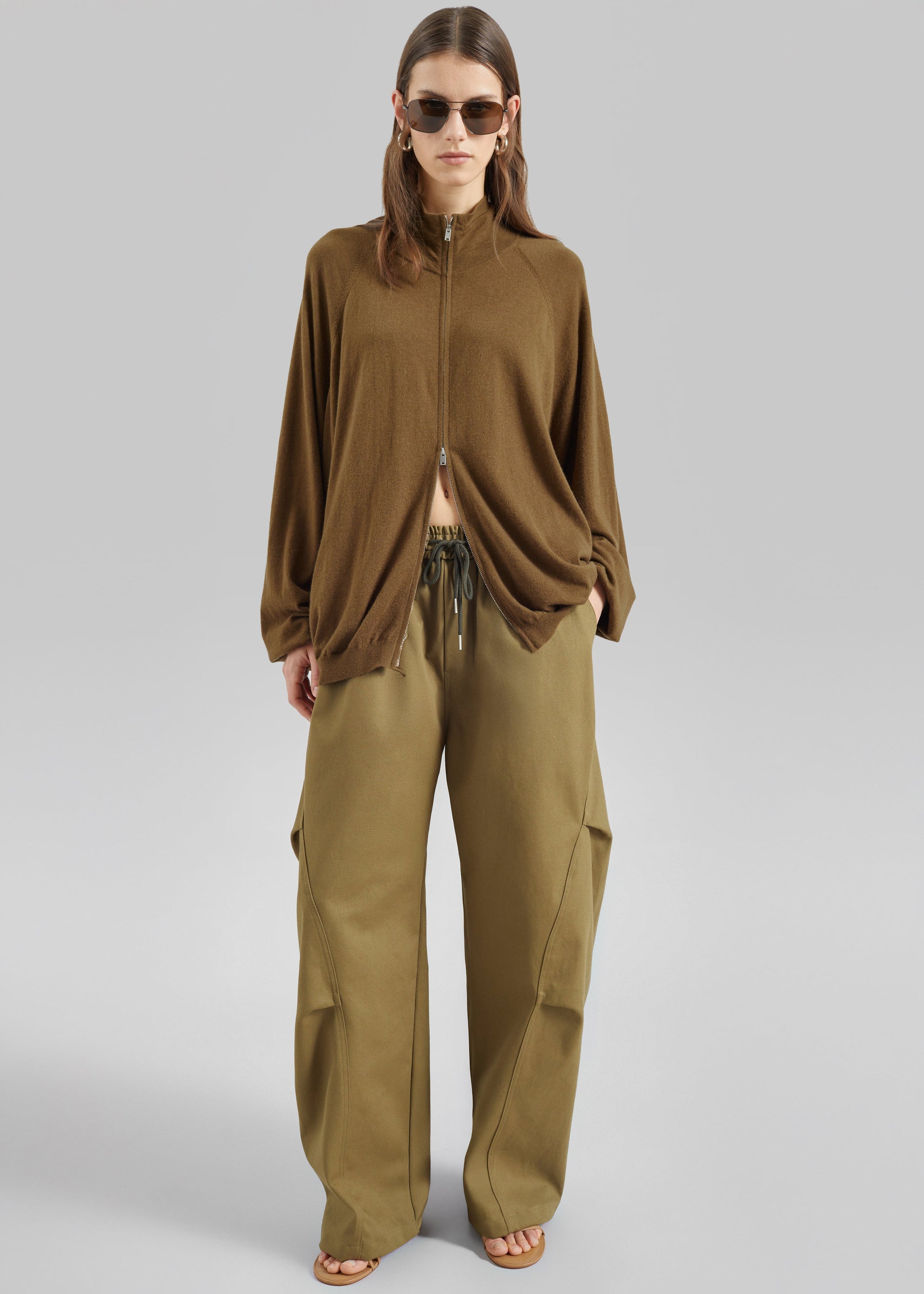 Shop the look image for Tulsa Curved Pants - Dark Olive