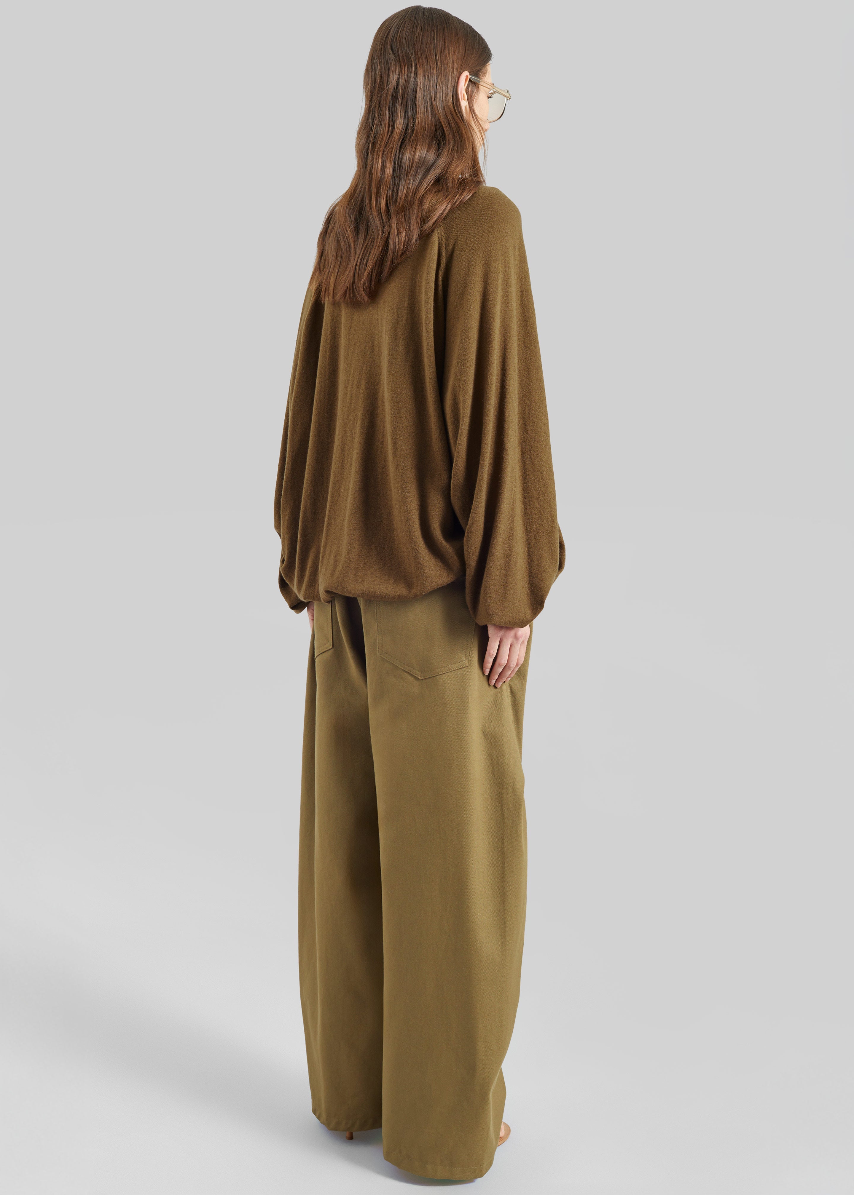 Tulsa Curved Pants - Dark Olive - 5