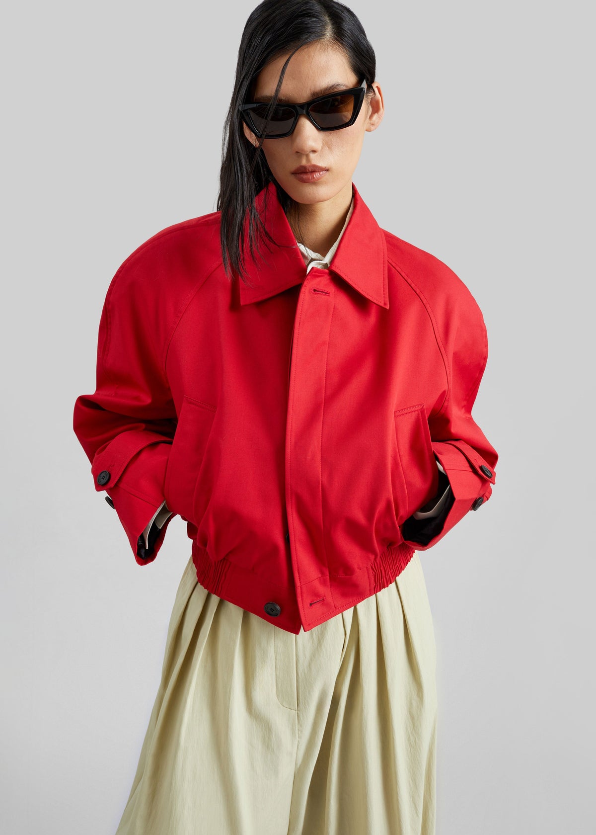 Turenne Curved Jacket - Red - 2
