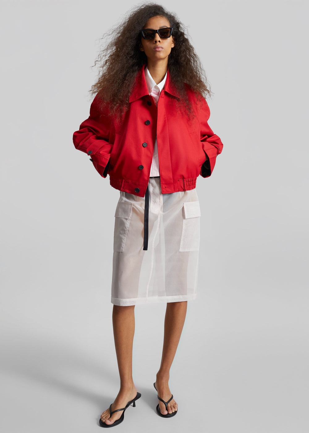 Turenne Curved Jacket - Red