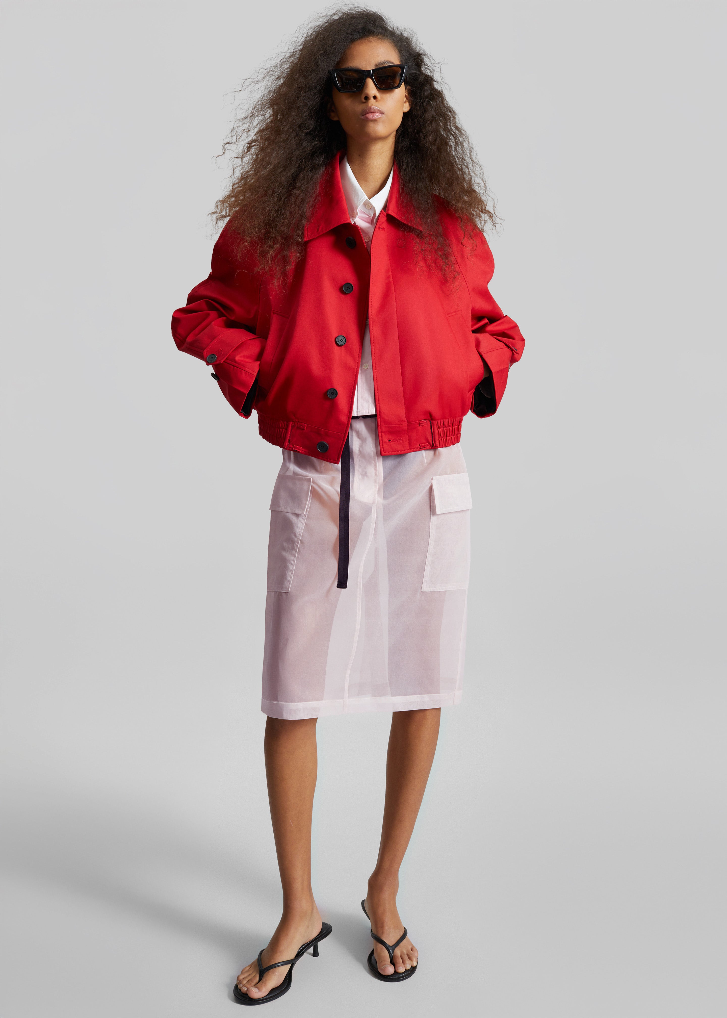 Turenne Curved Jacket - Red - 1