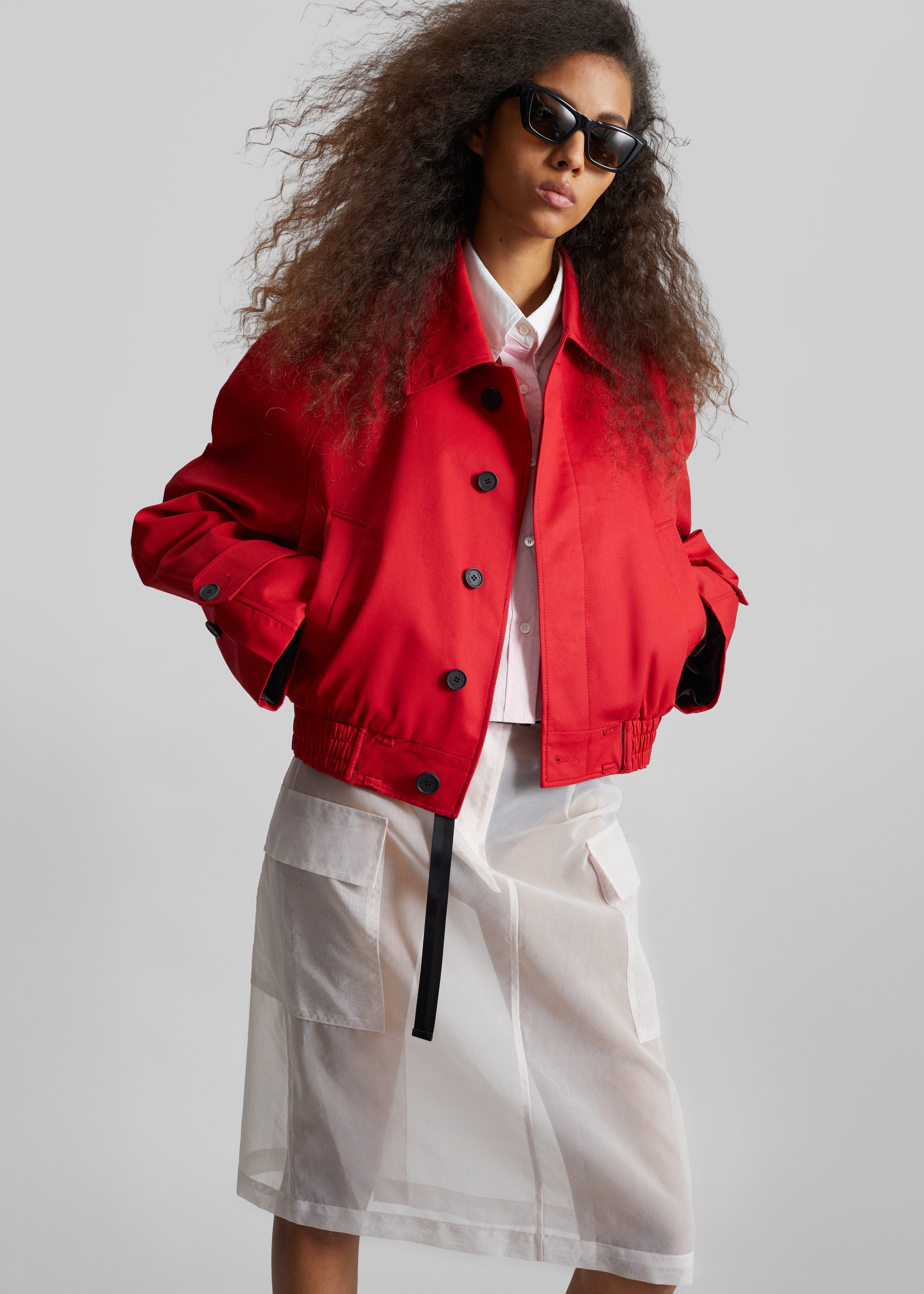 Turenne Curved Jacket - Red - 3