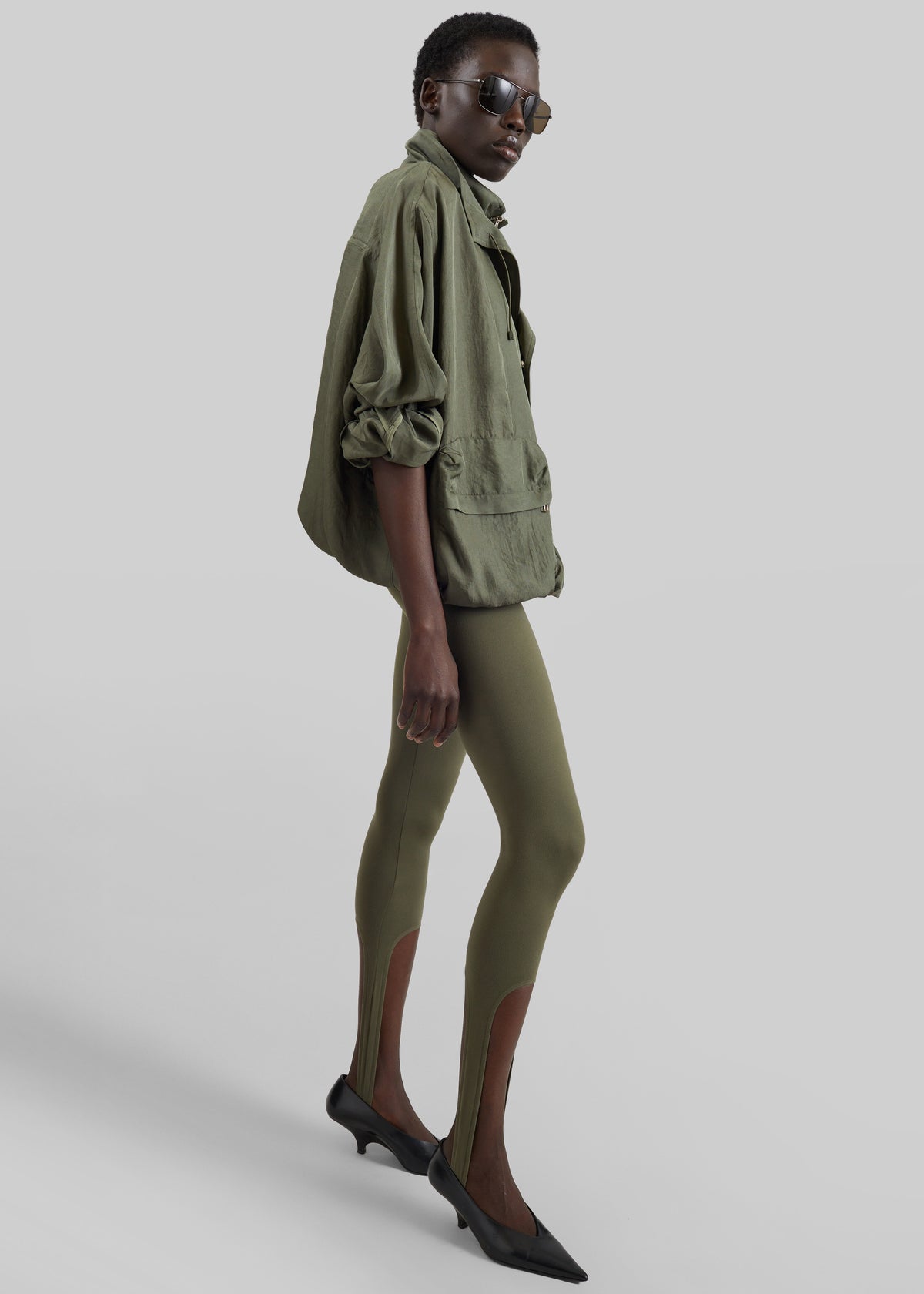 Twilla Stirrup Leggings - Olive - 6
