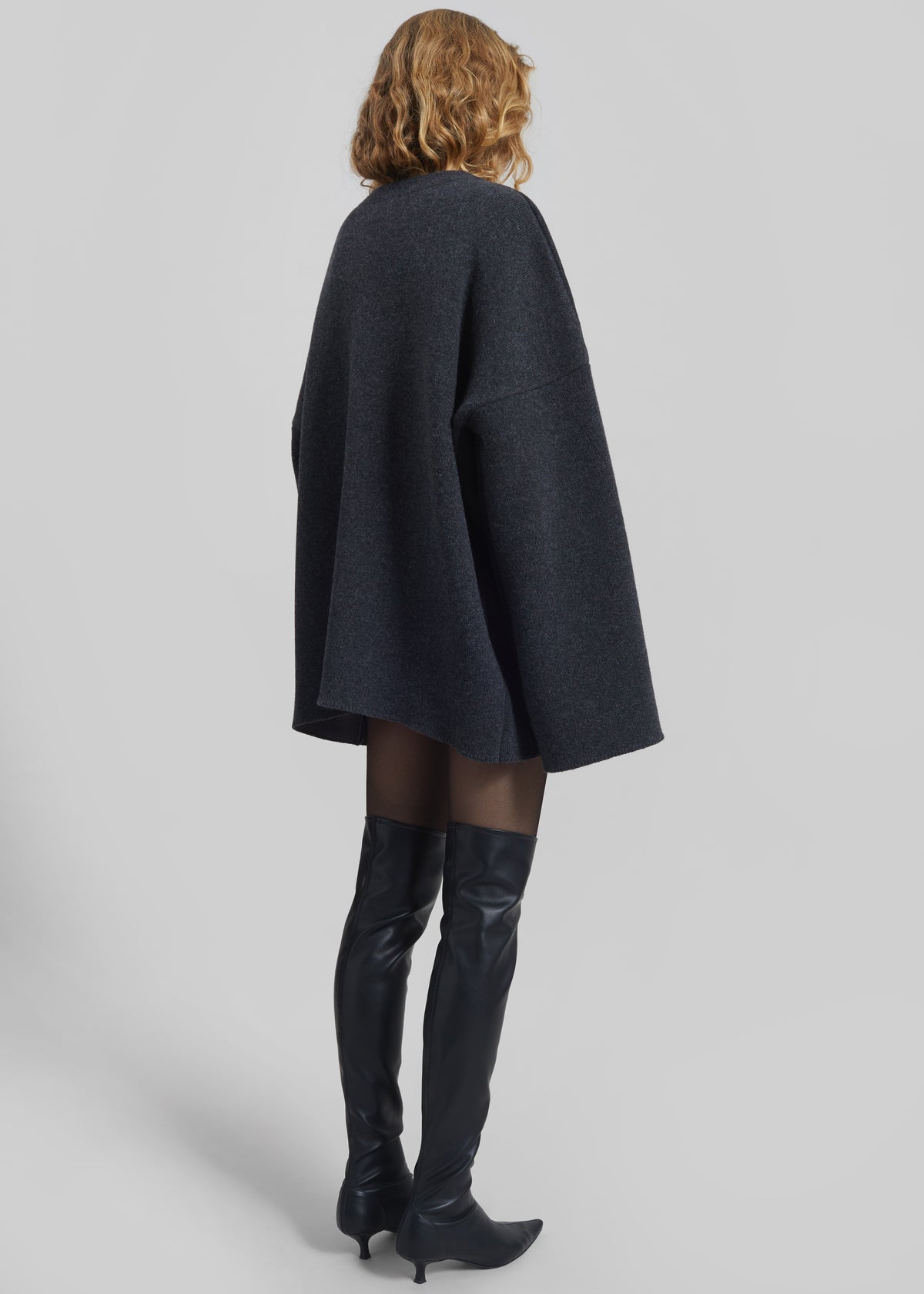 Tynset Oversized Cardigan - Charcoal - 6