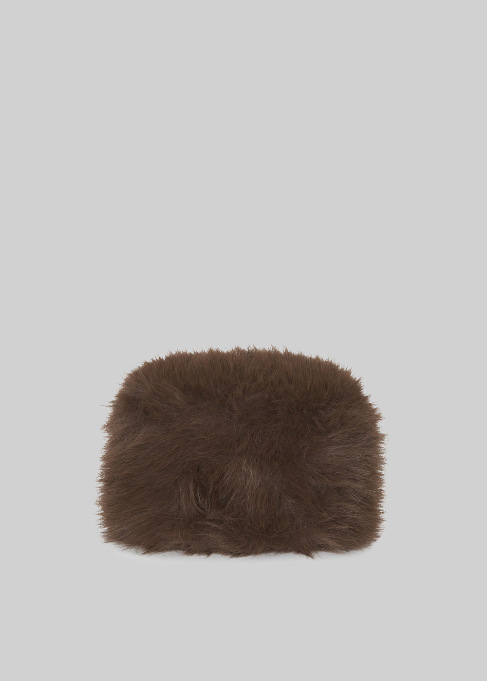 Umea Faux Fur Hat - Brown - 1