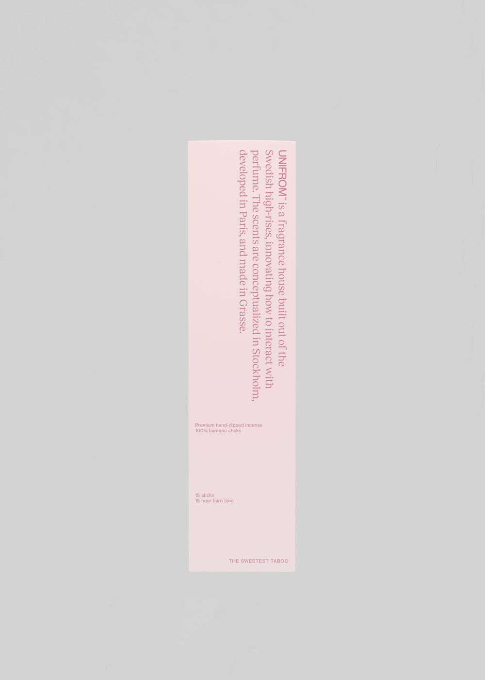 Unifrom Incense - The Sweetest Taboo