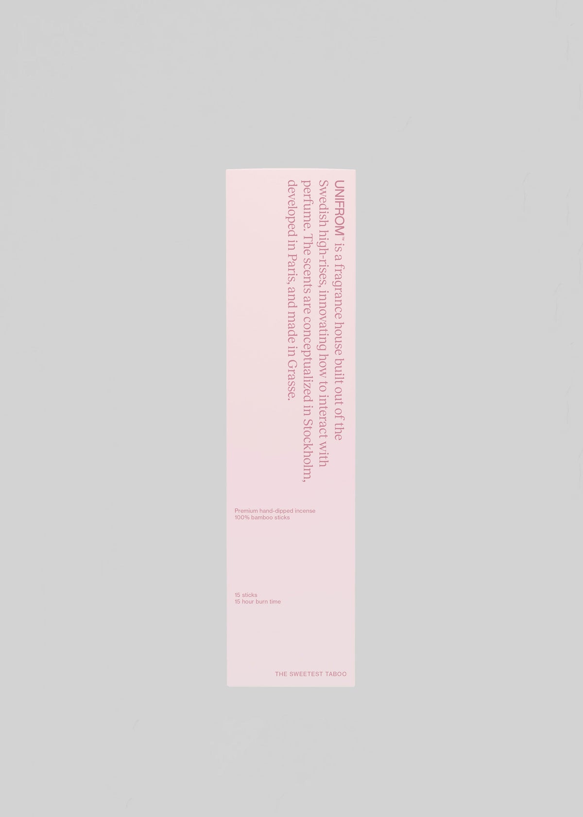 Unifrom Incense - The Sweetest Taboo - 1