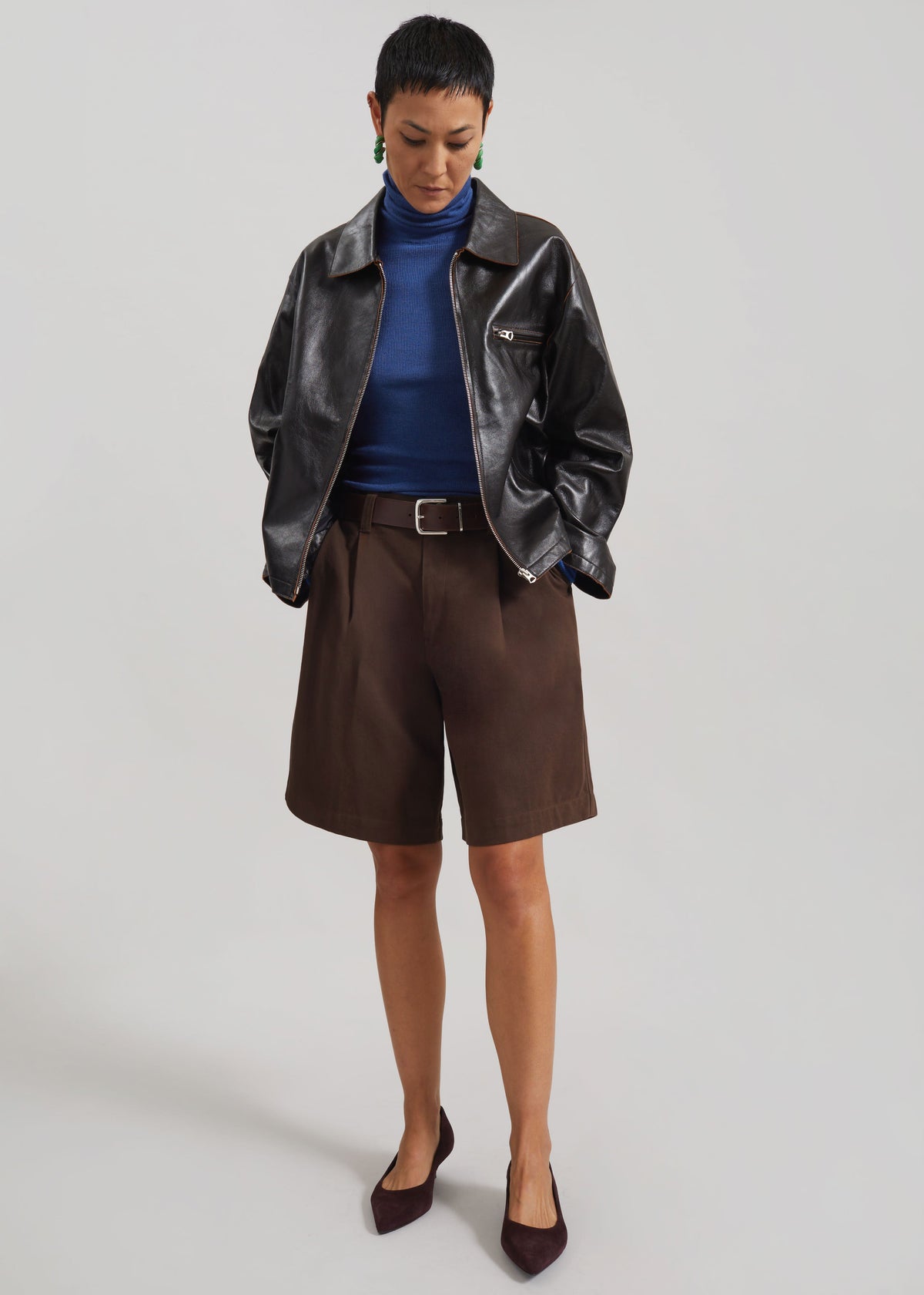 Utica Thin Turtleneck Sweater - Blue - 3