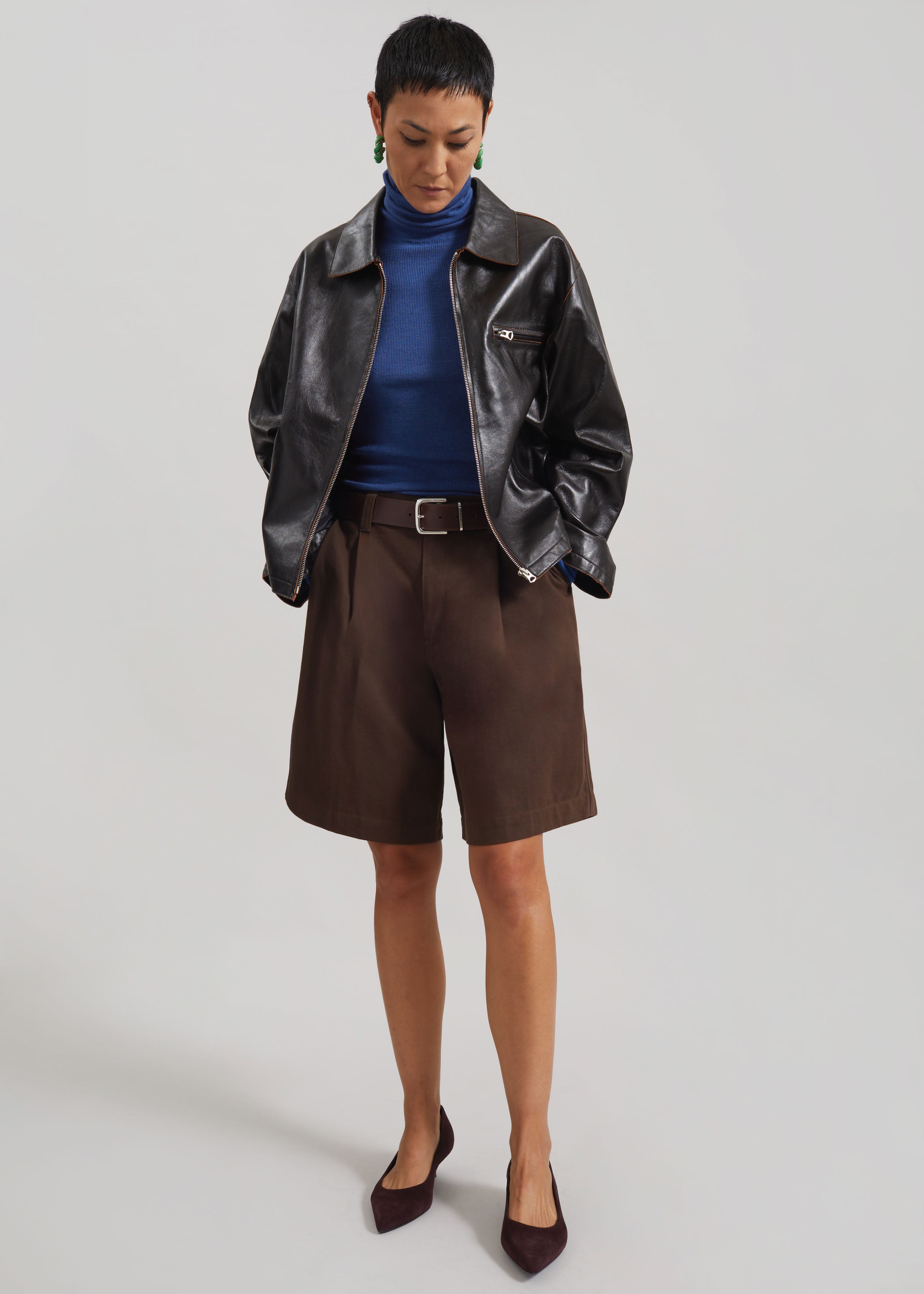 Utica Thin Turtleneck Sweater - Blue - 3