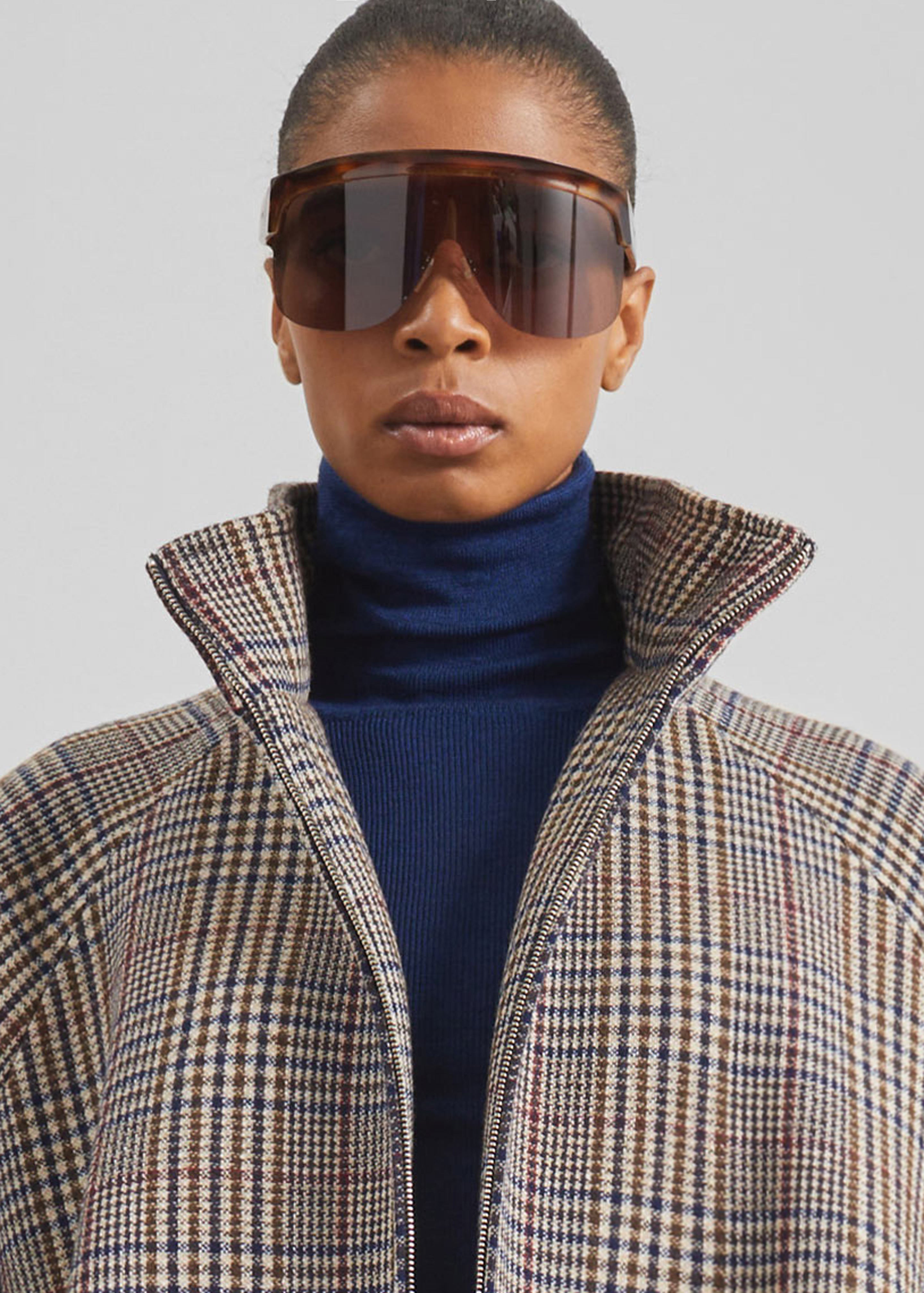 Utica Thin Turtleneck Sweater - Blue - 8