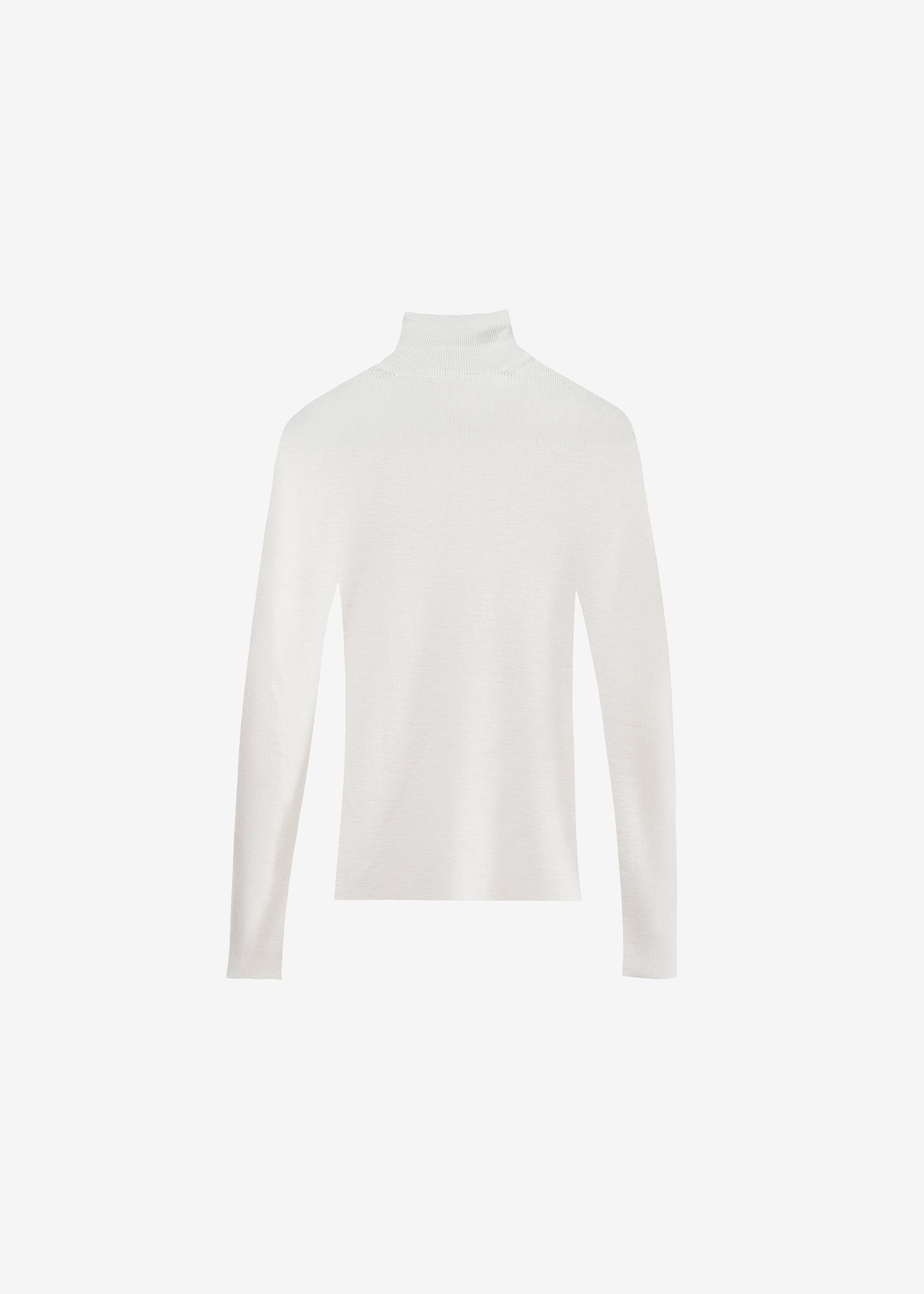 Utica Thin Turtleneck Sweater - Ivory - 4