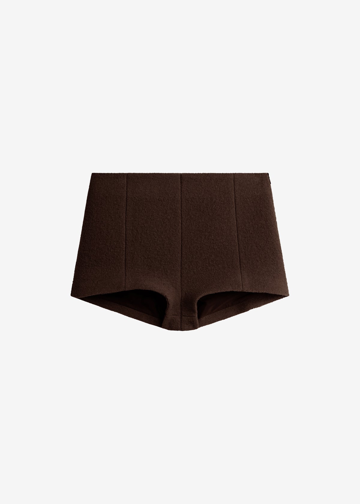 Vail Brushed Wool Hot Pants - Brown - 9
