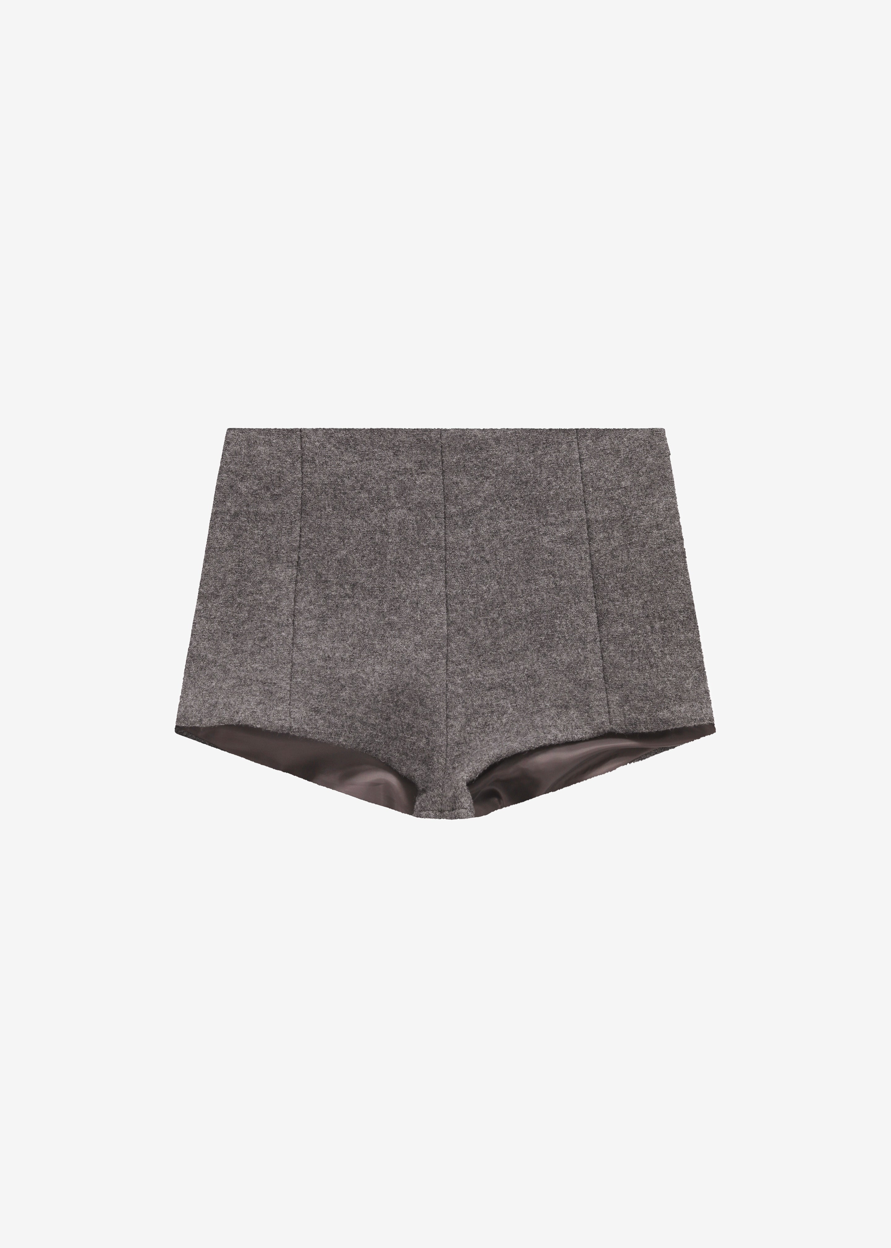 Vail Brushed Wool Hot Pants - Grey Melange – The Frankie Shop Europe