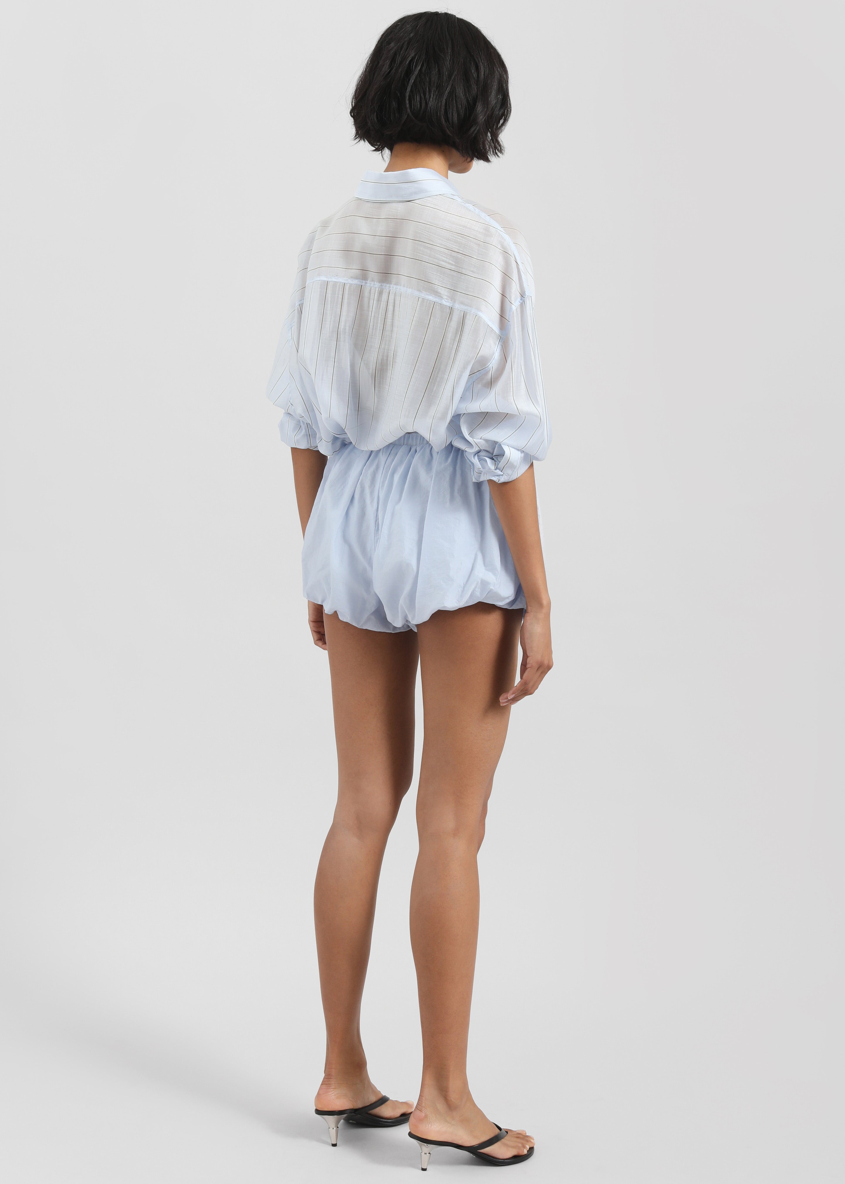 Vaila Balloon Shorts - Sky Blue - 9