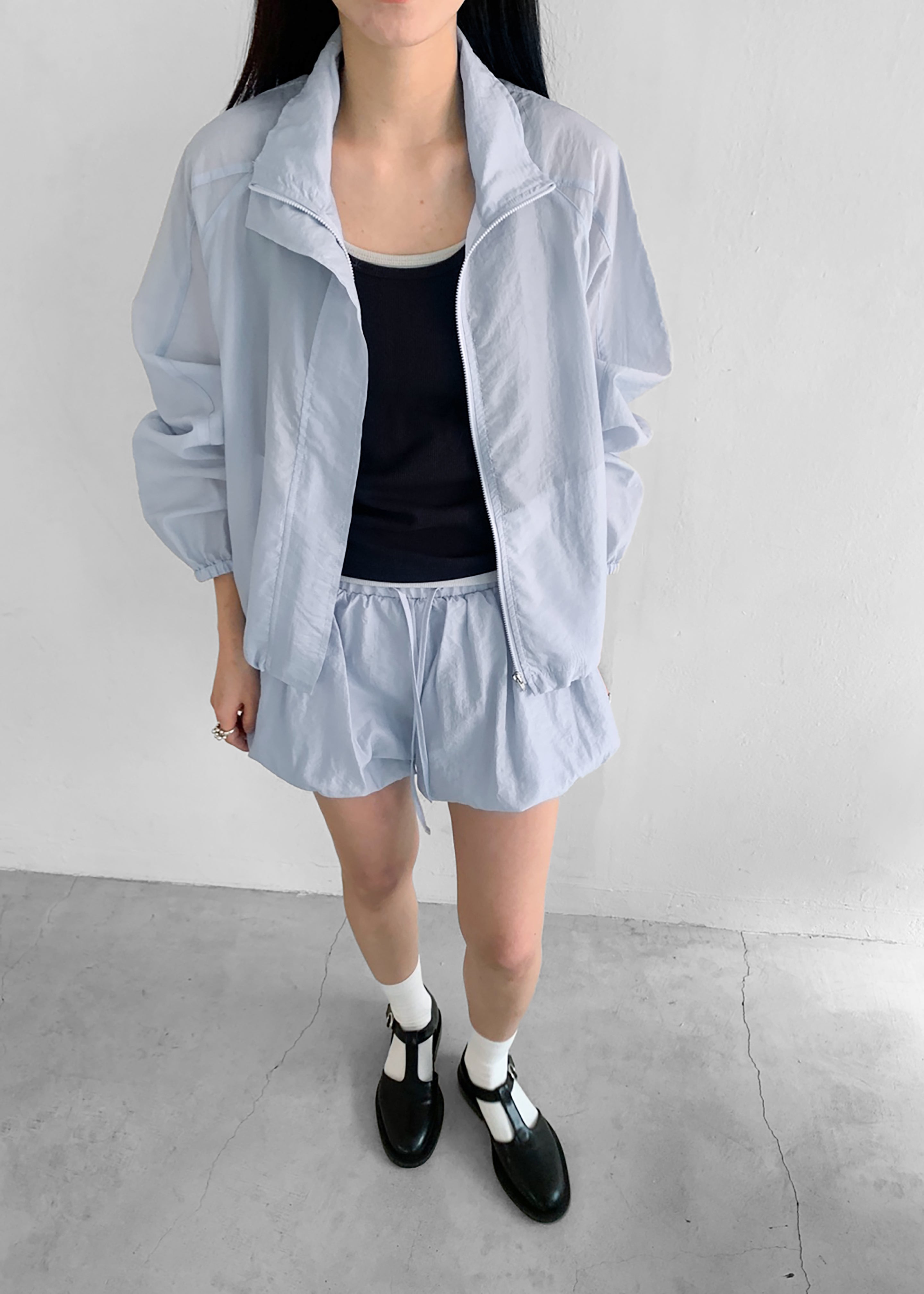 Vaila Balloon Shorts - Sky Blue - 10