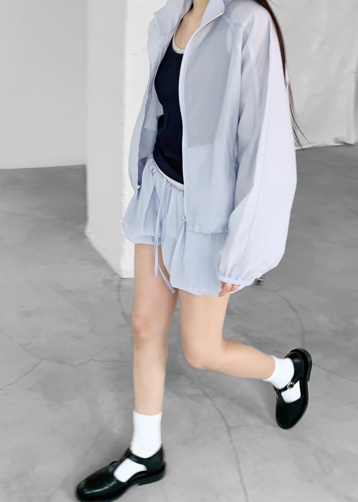 Vaila Balloon Shorts - Sky Blue - 11
