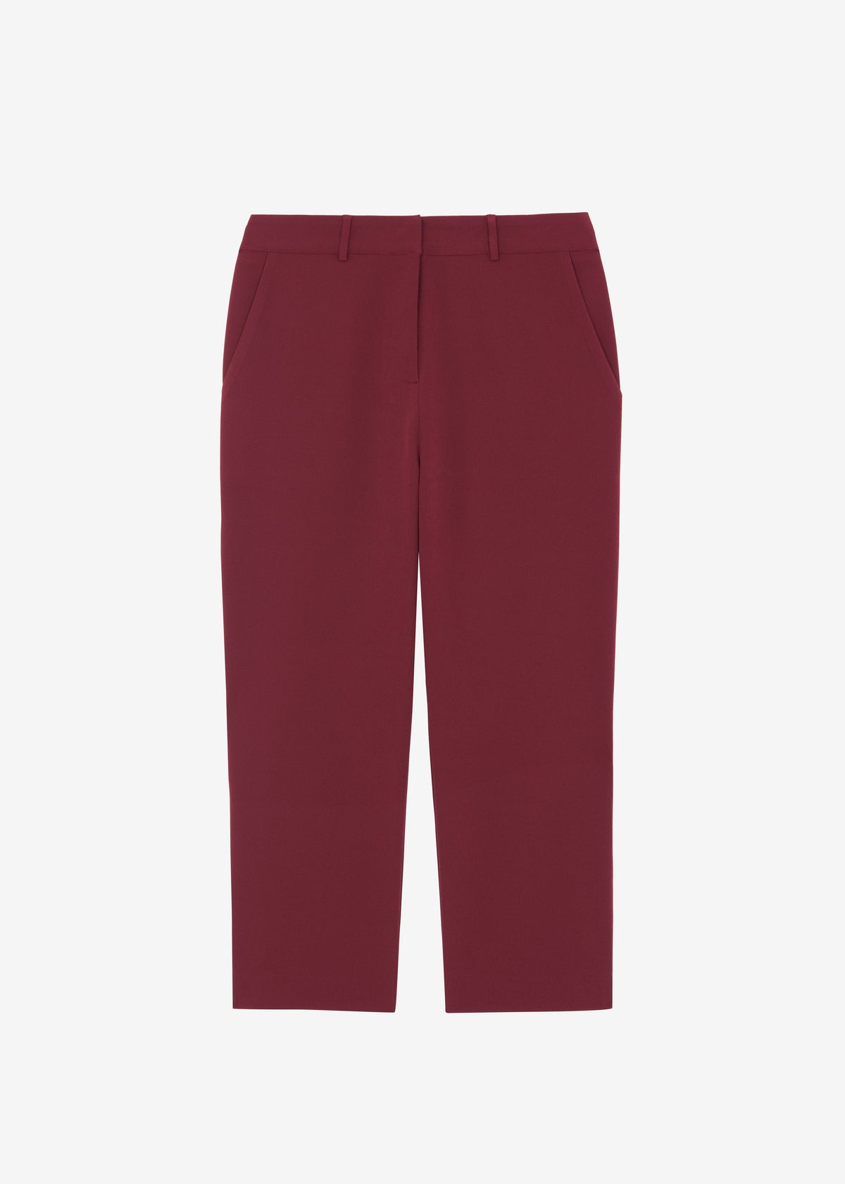 Valentina Capri Pants - Burgundy - 15