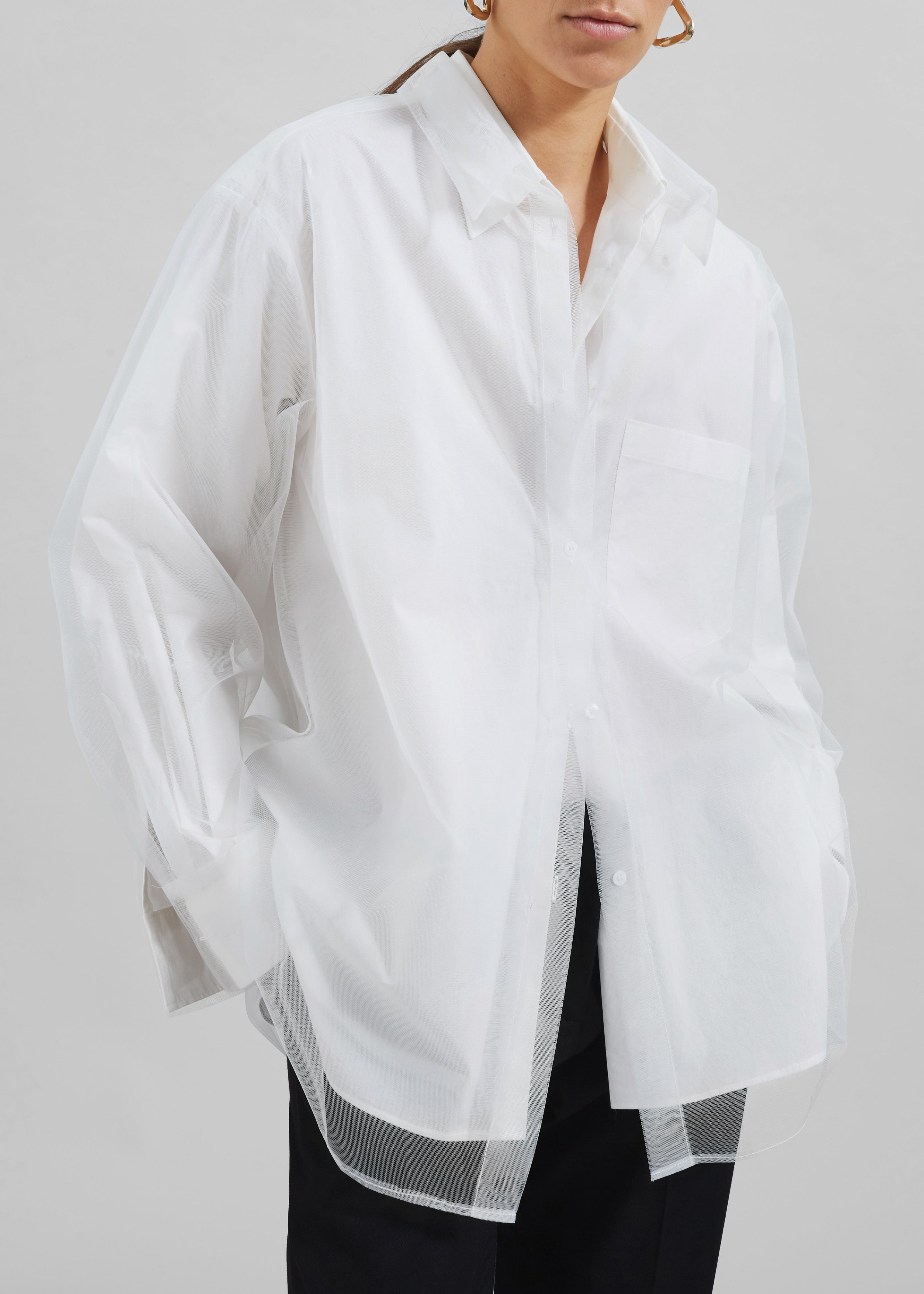 Valetta Double Shirt - Optic White - 4