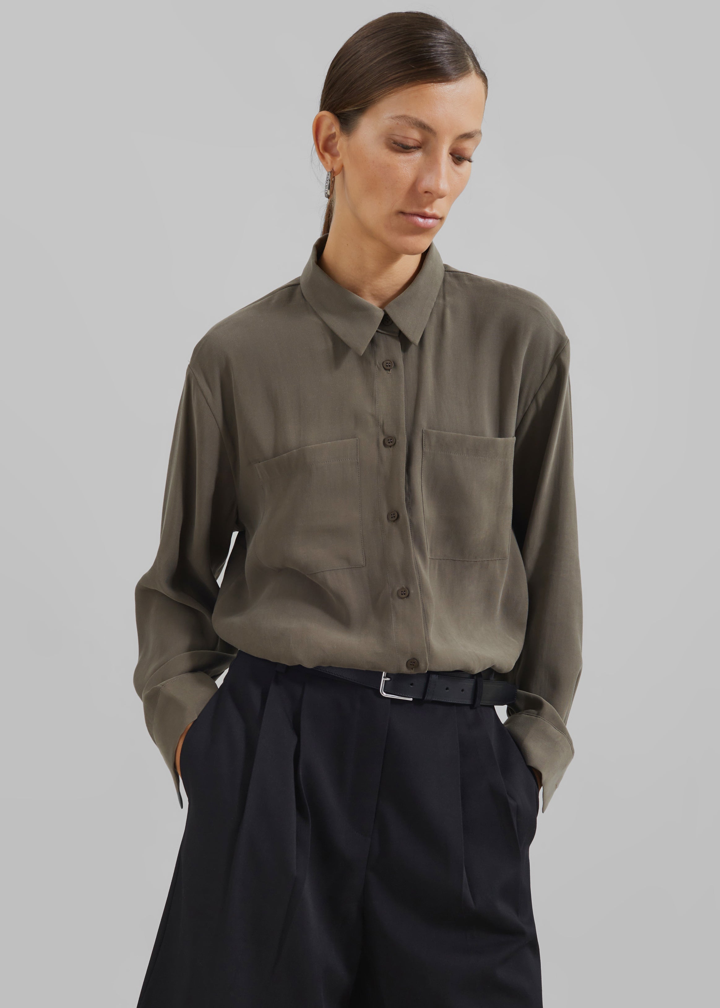 Valmiera Blouse - Khaki - 7