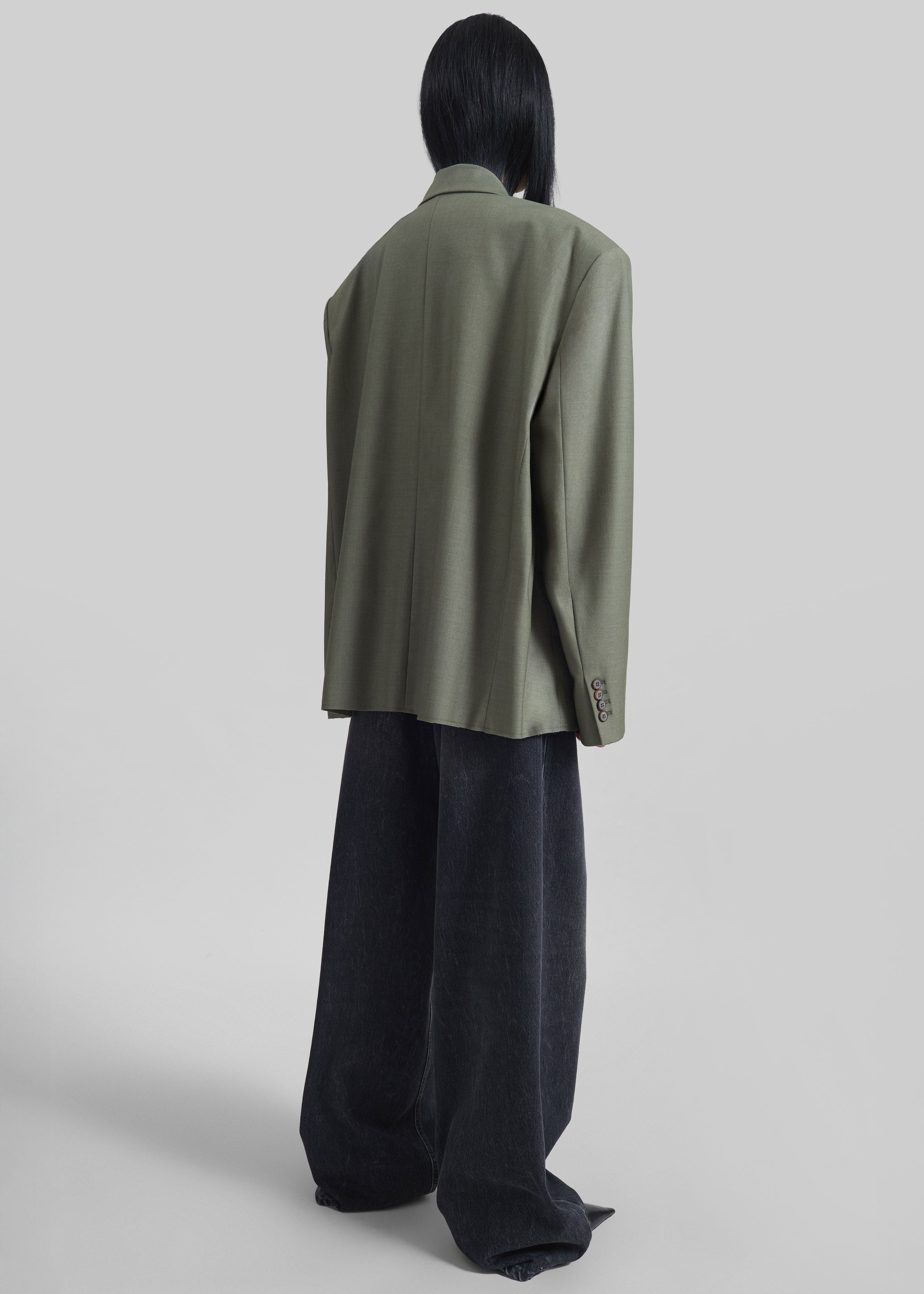 Valter Oversized Blazer - Pale Olive - 8