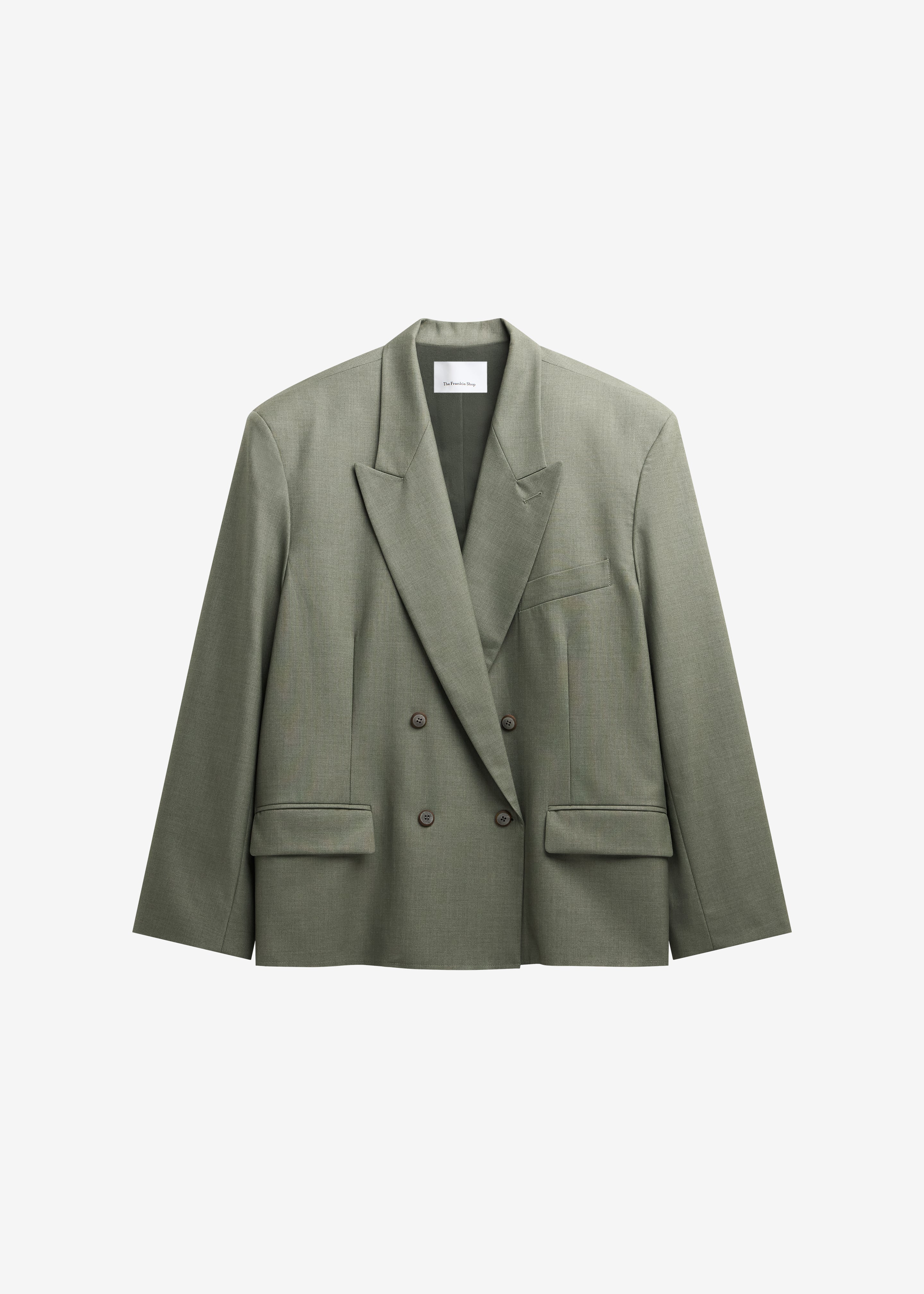 Valter Oversized Blazer - Pale Olive - 10
