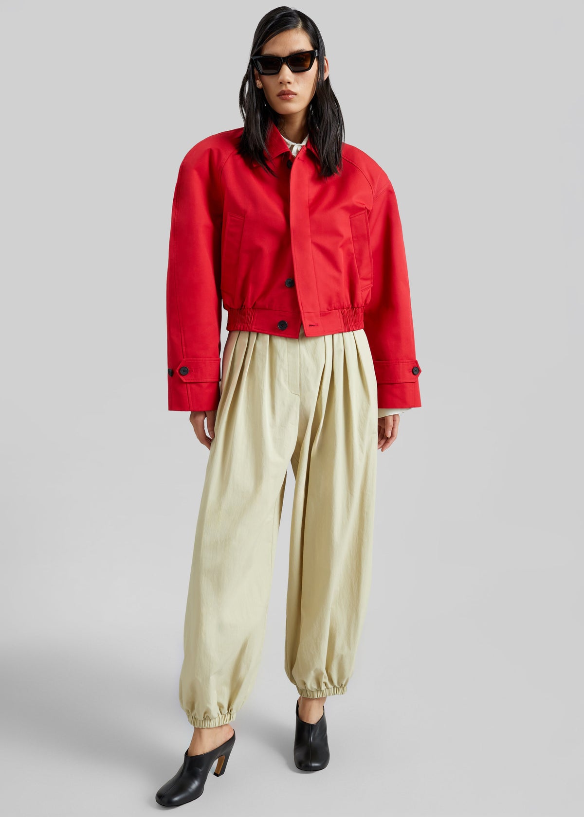 Vannes Balloon Pants - Beige - 5