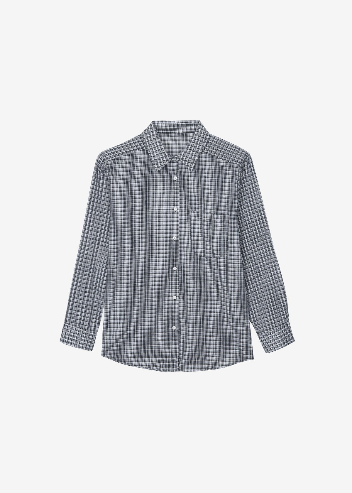 Varberg Padded Shirt - Black Plaid - 7